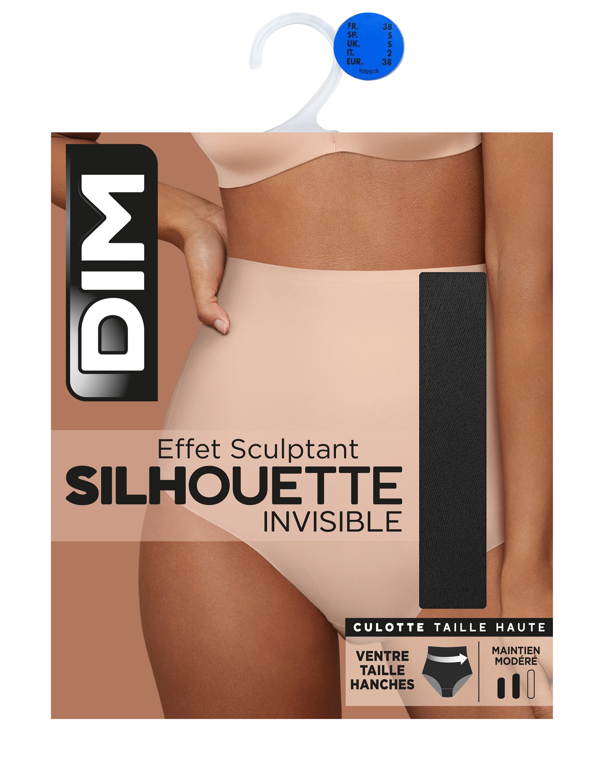 Cueca Redutora de Cintura Subida Preto-4