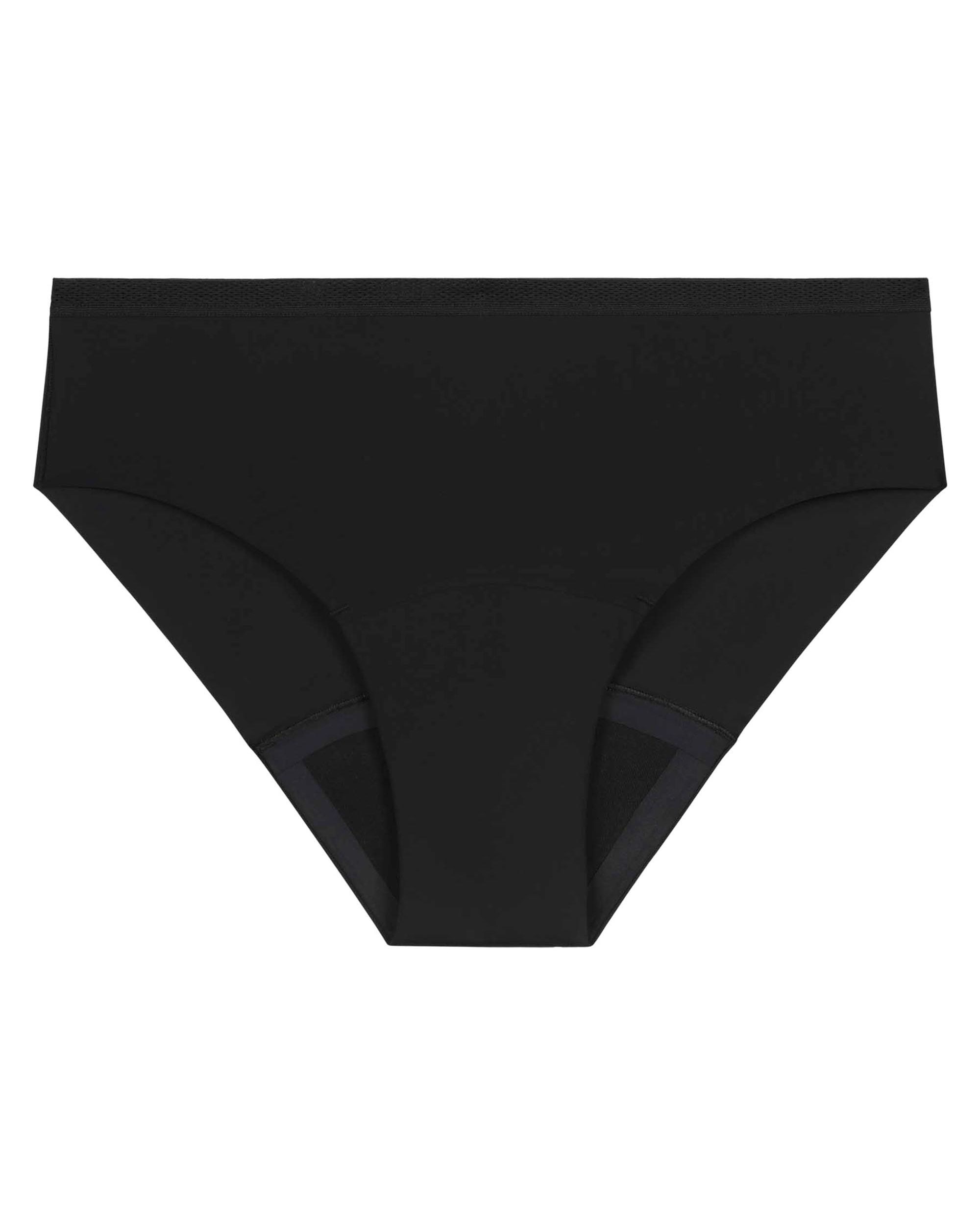Menstrual sem Costuras com Absorção Segura Preto-3
