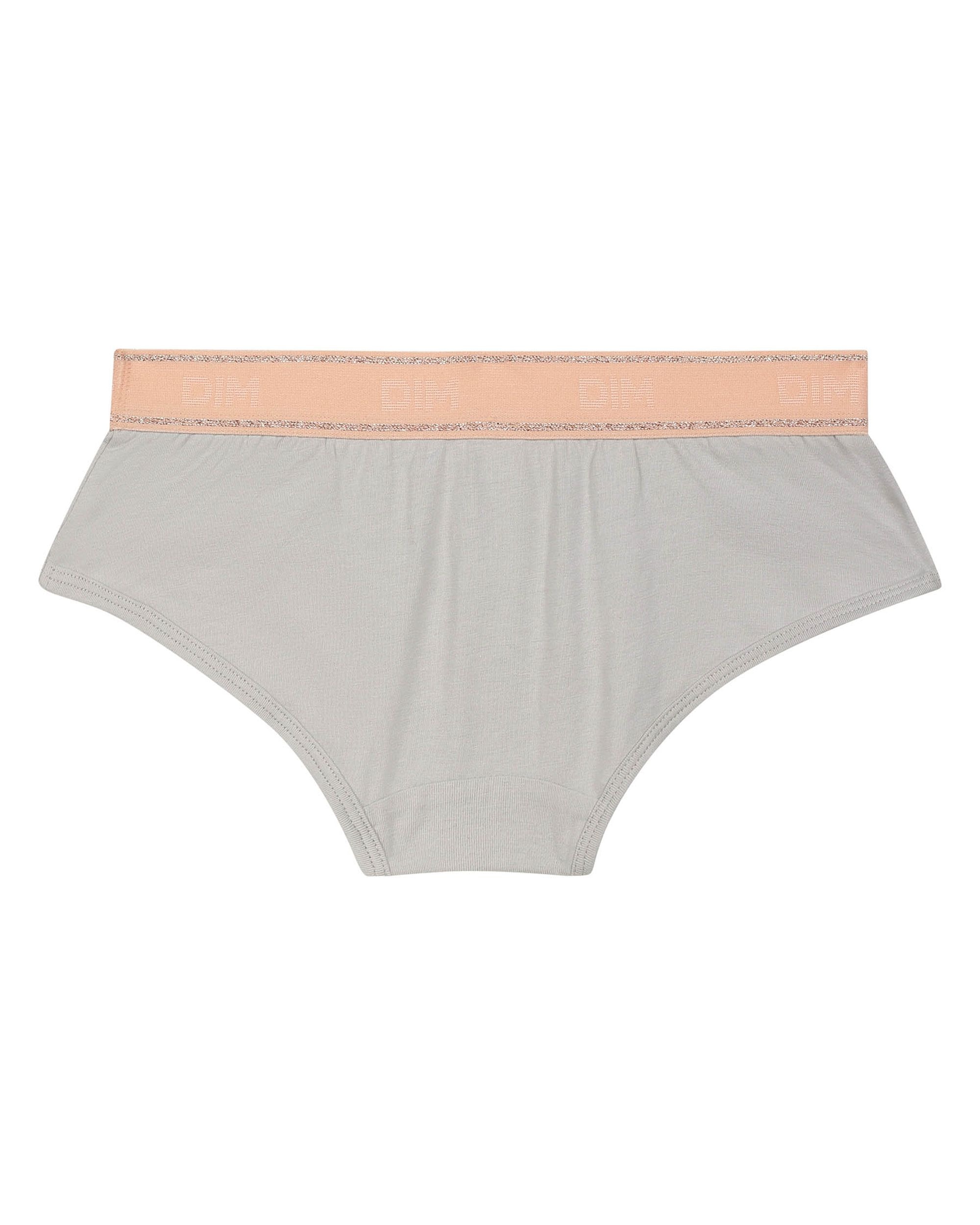 Cueca Infantil Tipo Shorty de Algodão Cinzento-2