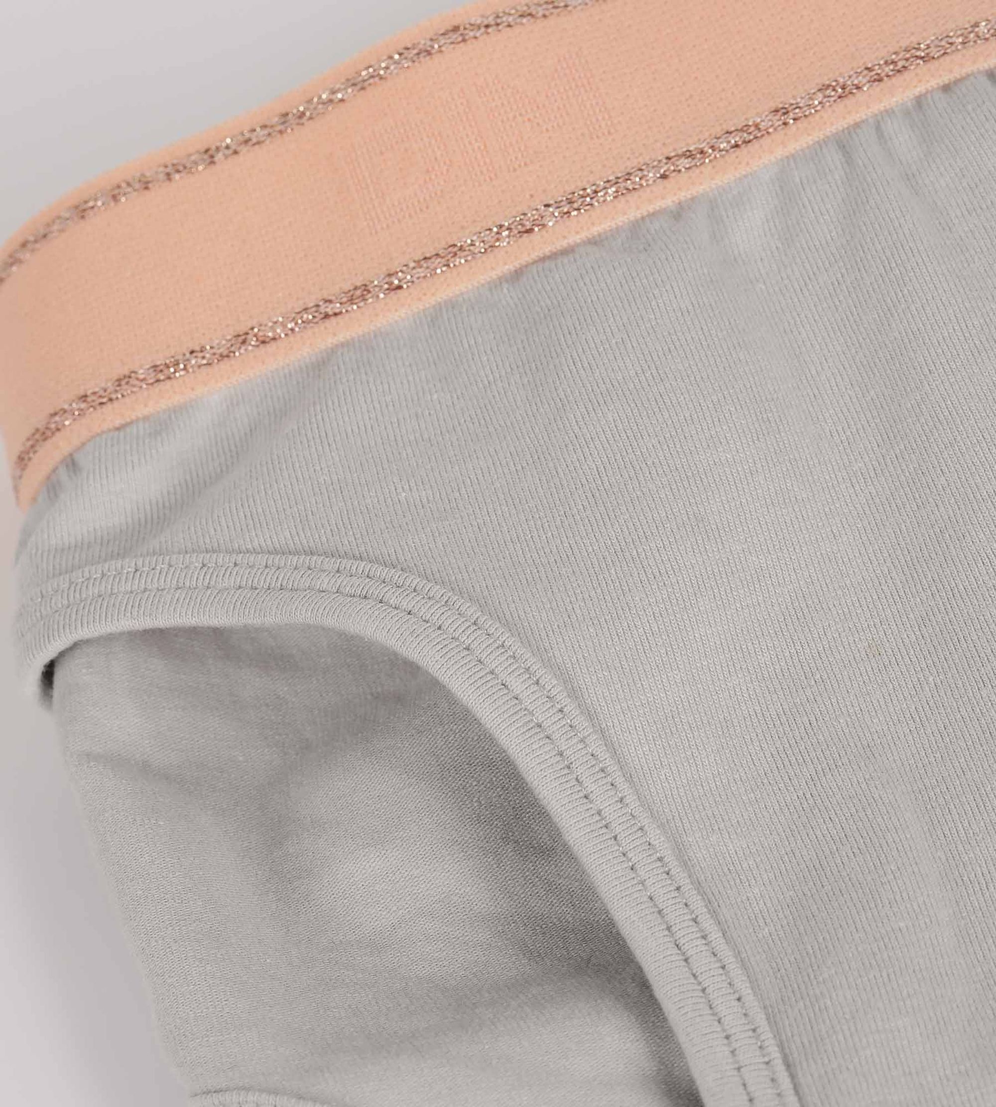 Cueca Infantil Tipo Shorty de Algodão Dim Cinzento-3