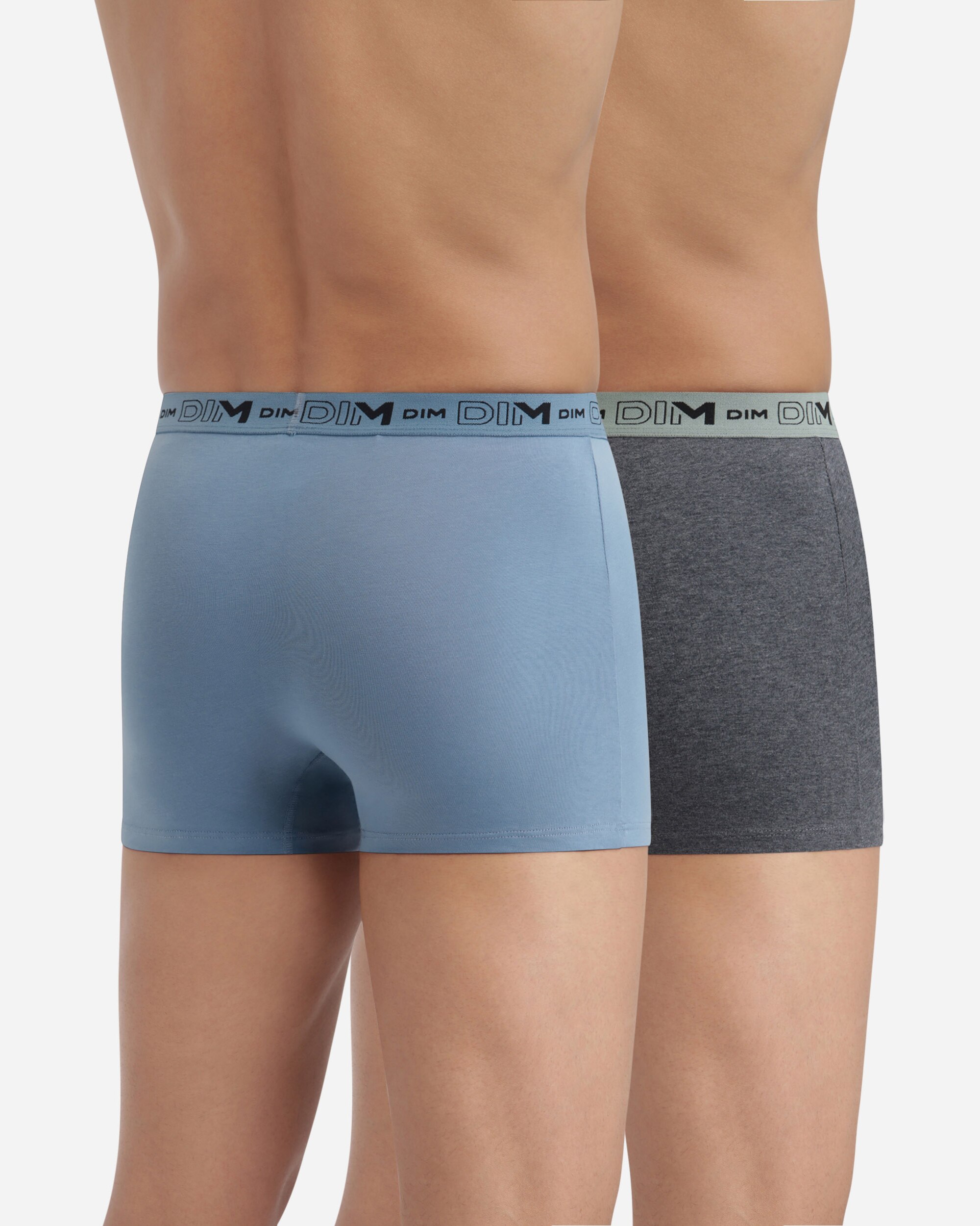 Pack de Dois Boxers de Algodão Orgânico Elástico em Várias Cores Multicolor-2