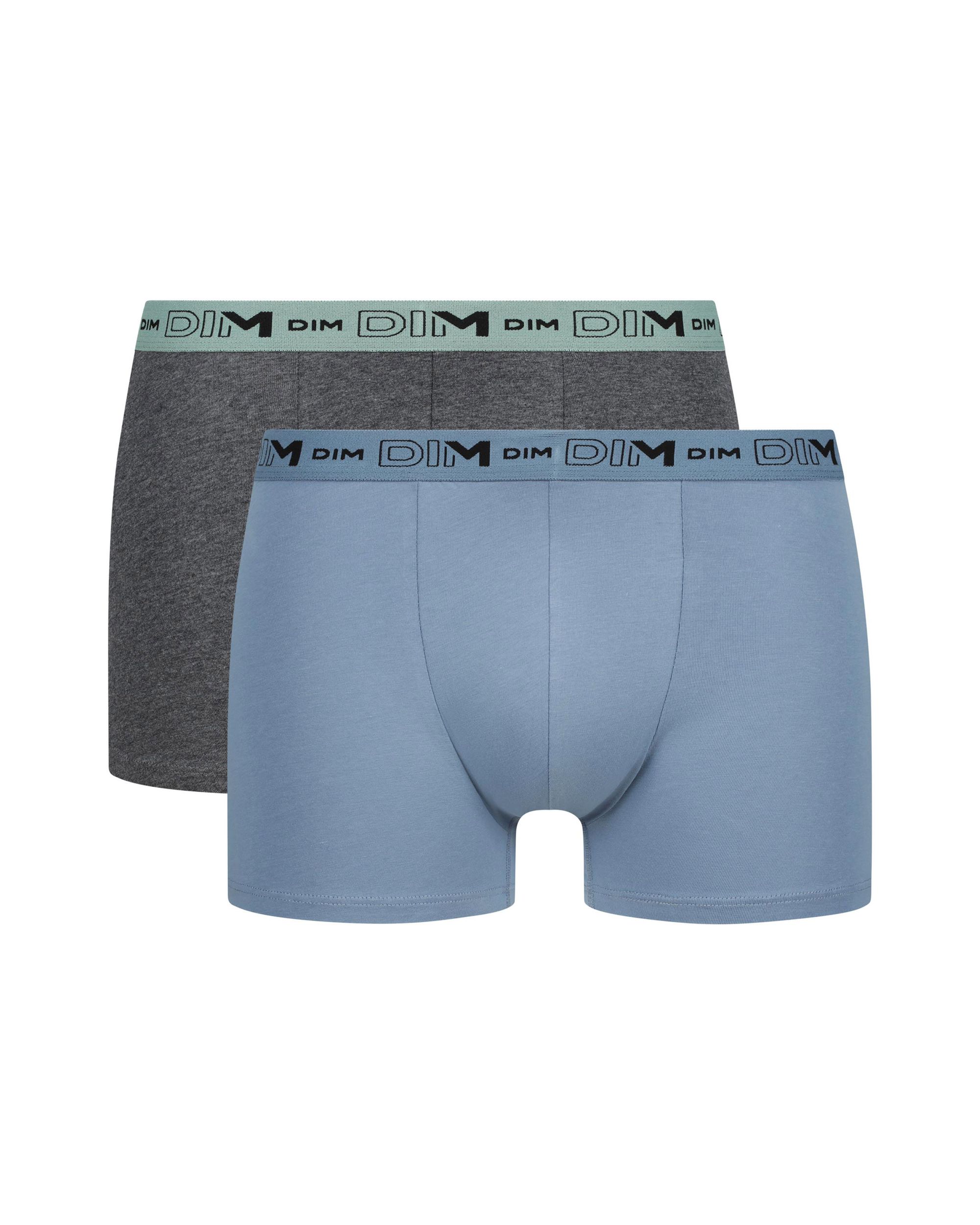 Pack de Dois Boxers de Algodão Orgânico Elástico em Várias Cores Multicolor-3