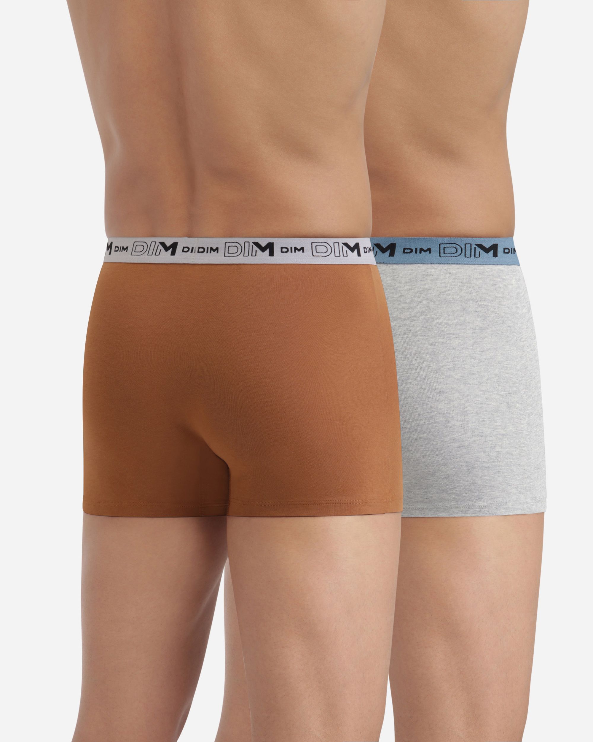 Pack de Dois Boxers de Algodão Orgânico Elástico em Várias Cores Multicolor-2