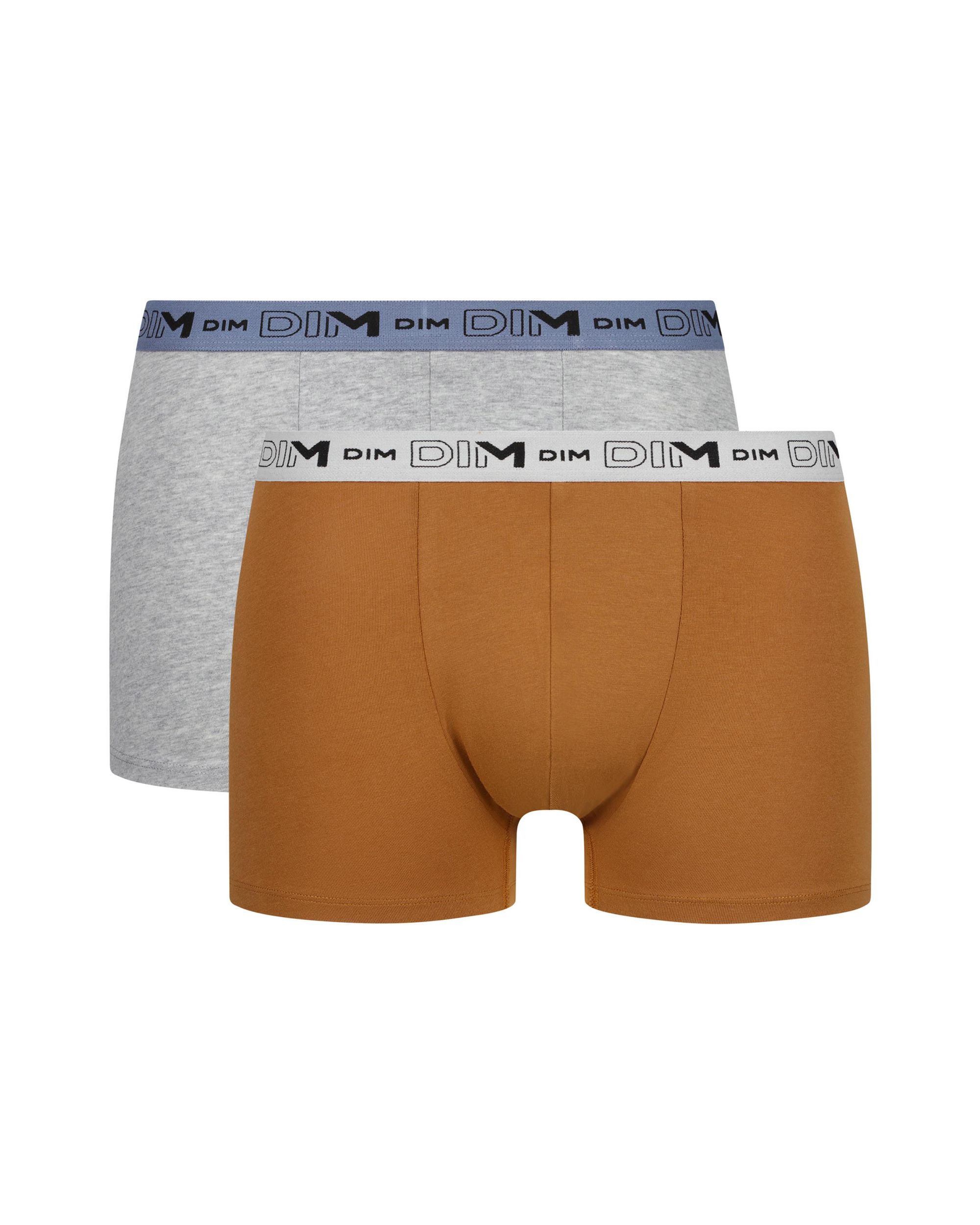 Pack de Dois Boxers de Algodão Orgânico Elástico em Várias Cores Multicolor-3