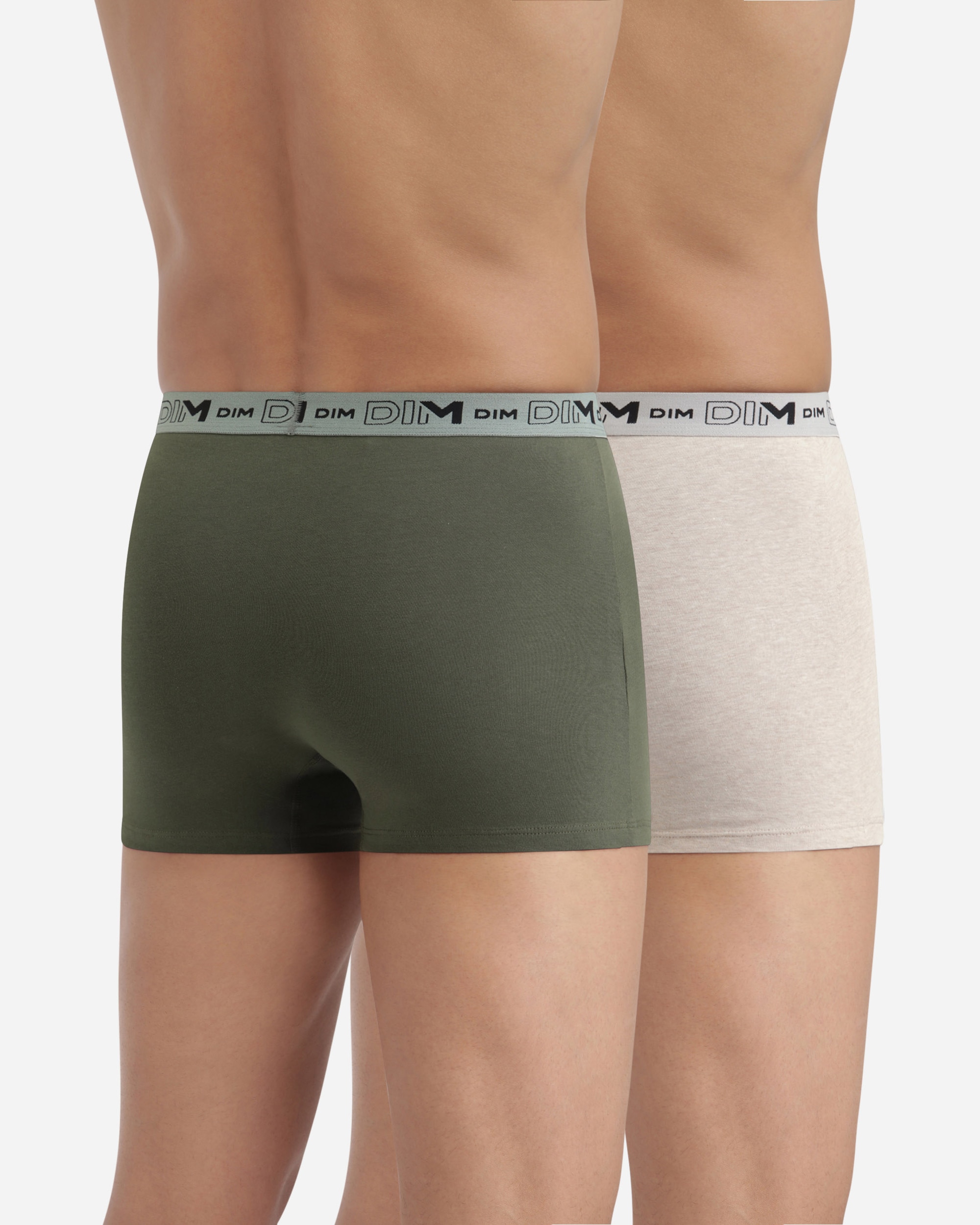 Pack de Dois Boxers de Algodão Orgânico Elástico em Várias Cores Multicolor-2
