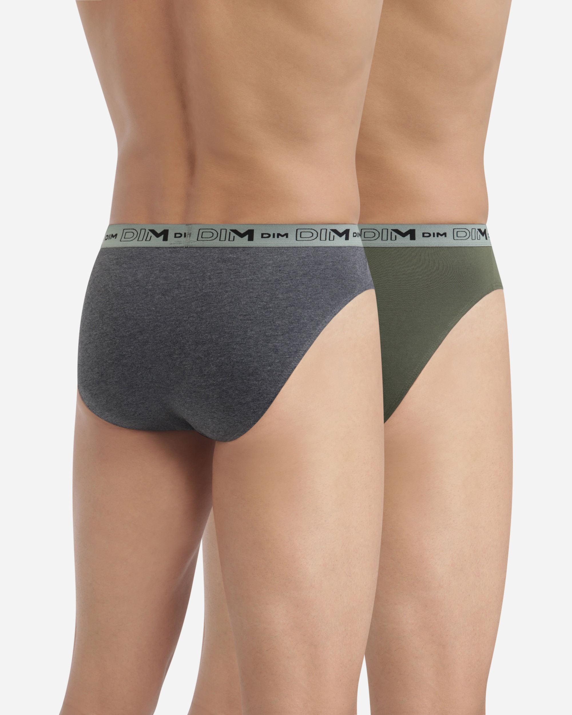 Pack de Dois Slips de Algodão Orgânico Elástico Multicolor-2