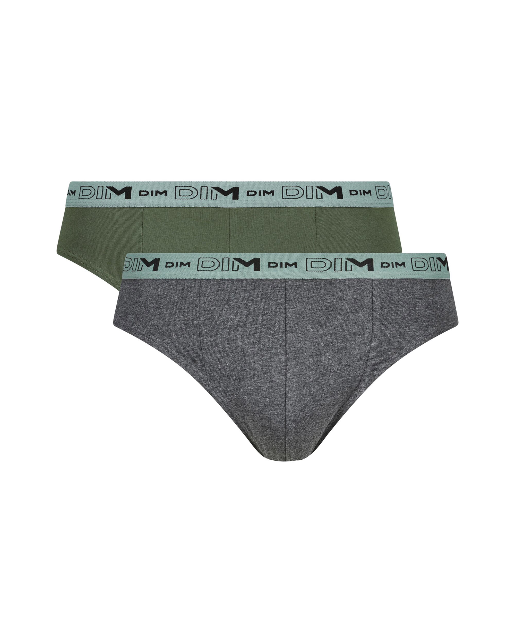 Pack de Dois Slips de Algodão Orgânico Elástico Multicolor-3