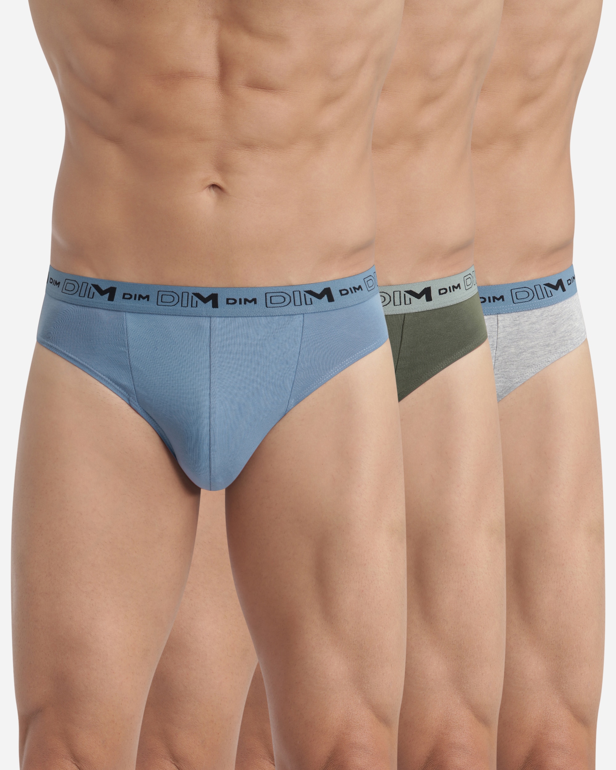 Pack de 3 Slips de Algodão Orgânico Multicolor-1