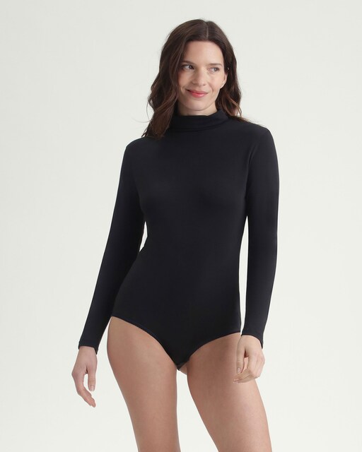 Imagem 0 de Body Térmico de Manga Comprida com Gola Alta