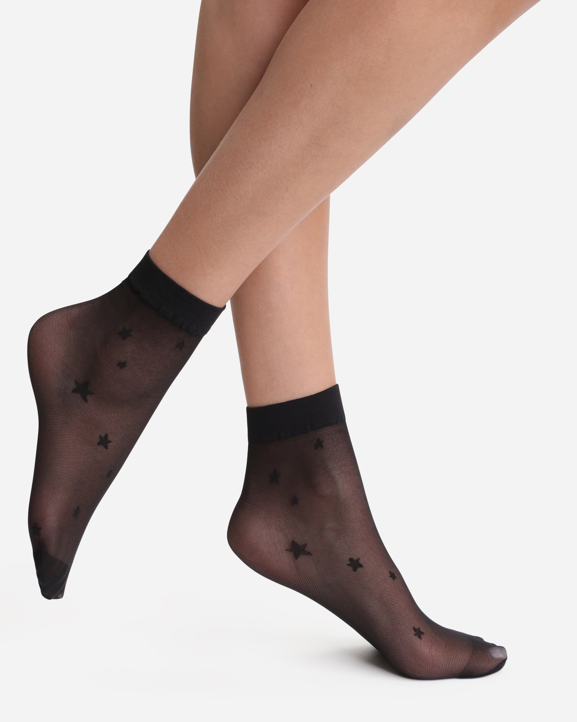Imagem 0 de Meias com Estampado de Estrelas 17d