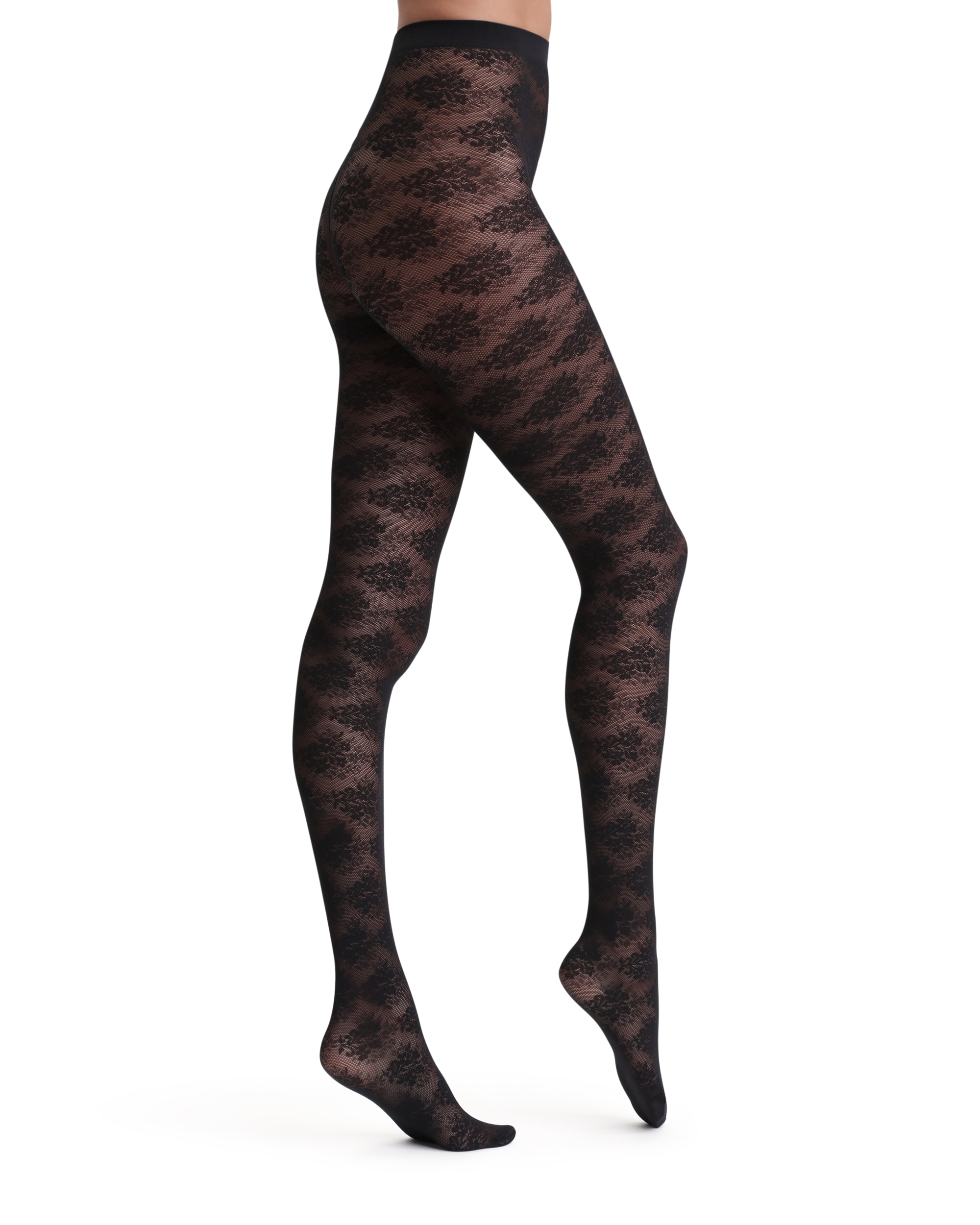 Imagem 0 de Collants com Estampado de Flores 29d