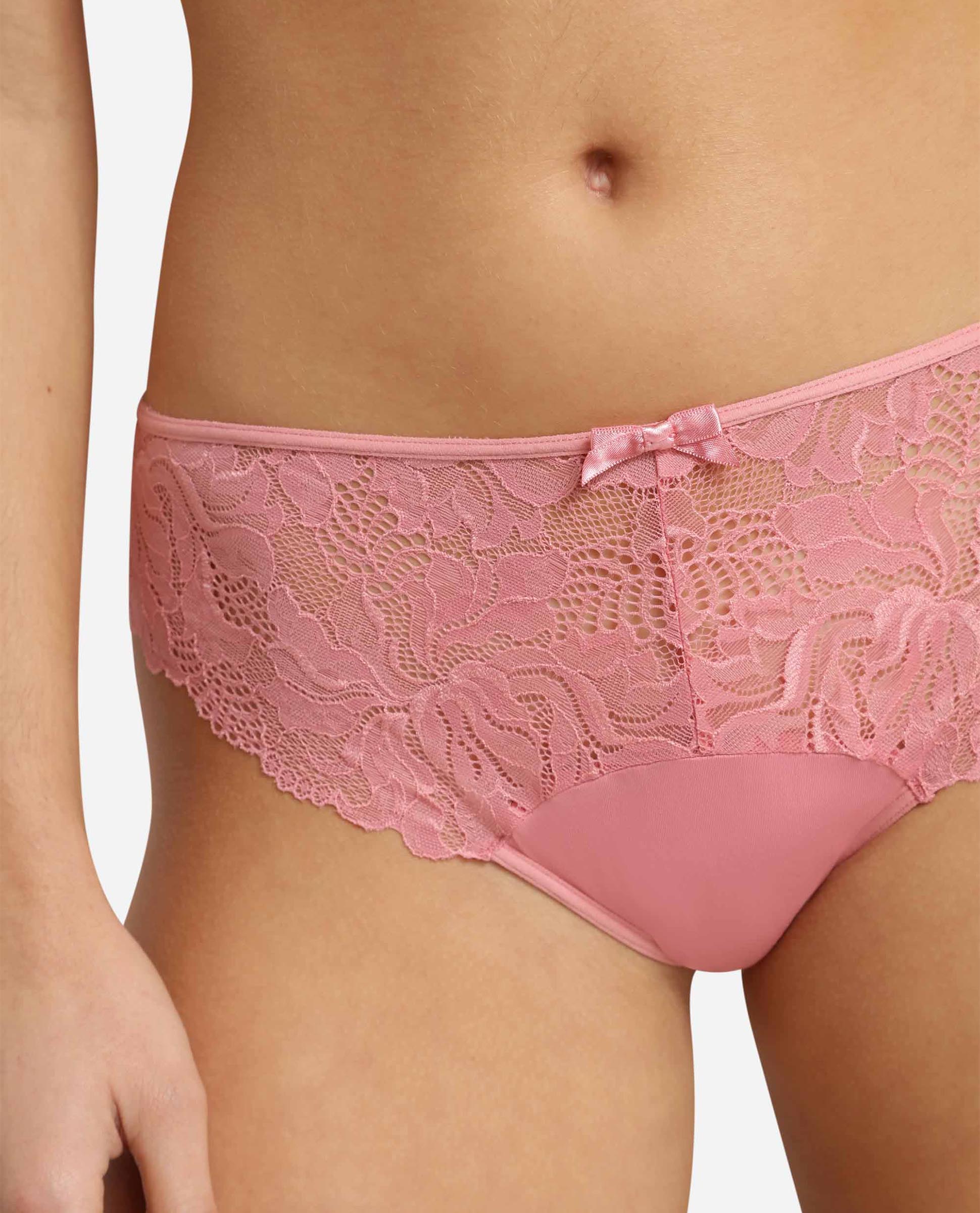 Cueca com Renda Generous Essentiel Rosa-claro-4