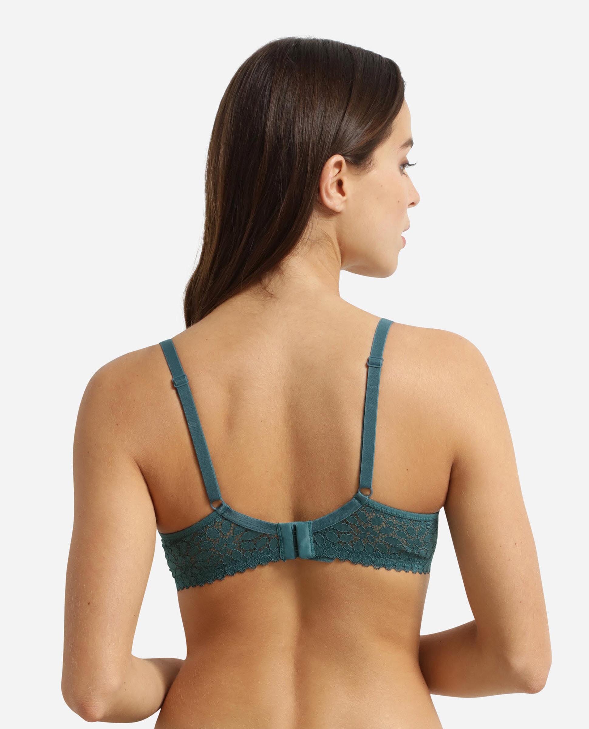 Soutien com Aro de Renda Floral Daily Dentelle Esmeralda-2