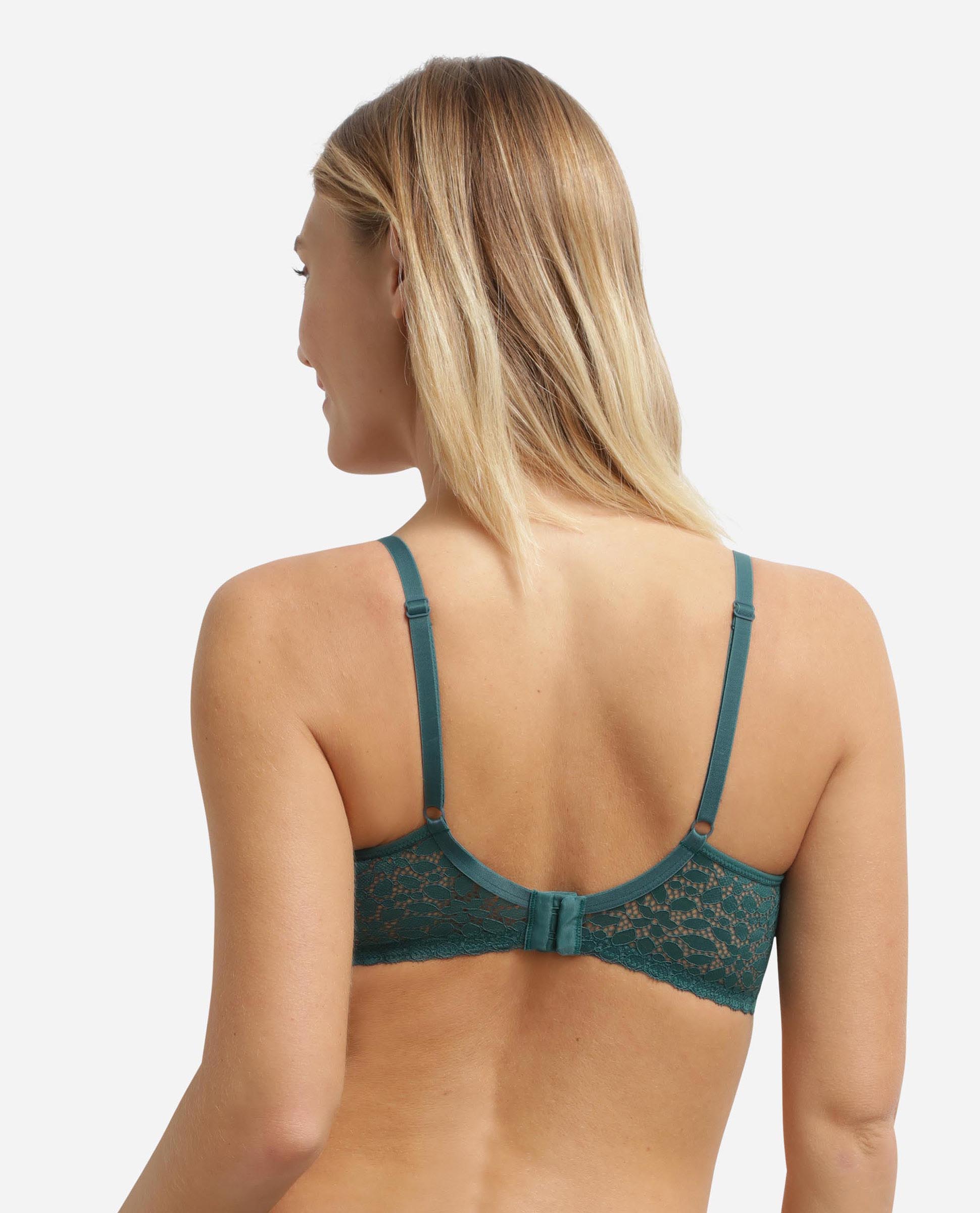 Soutien sem Aro de Renda Floral Daily Dentelle Esmeralda-2
