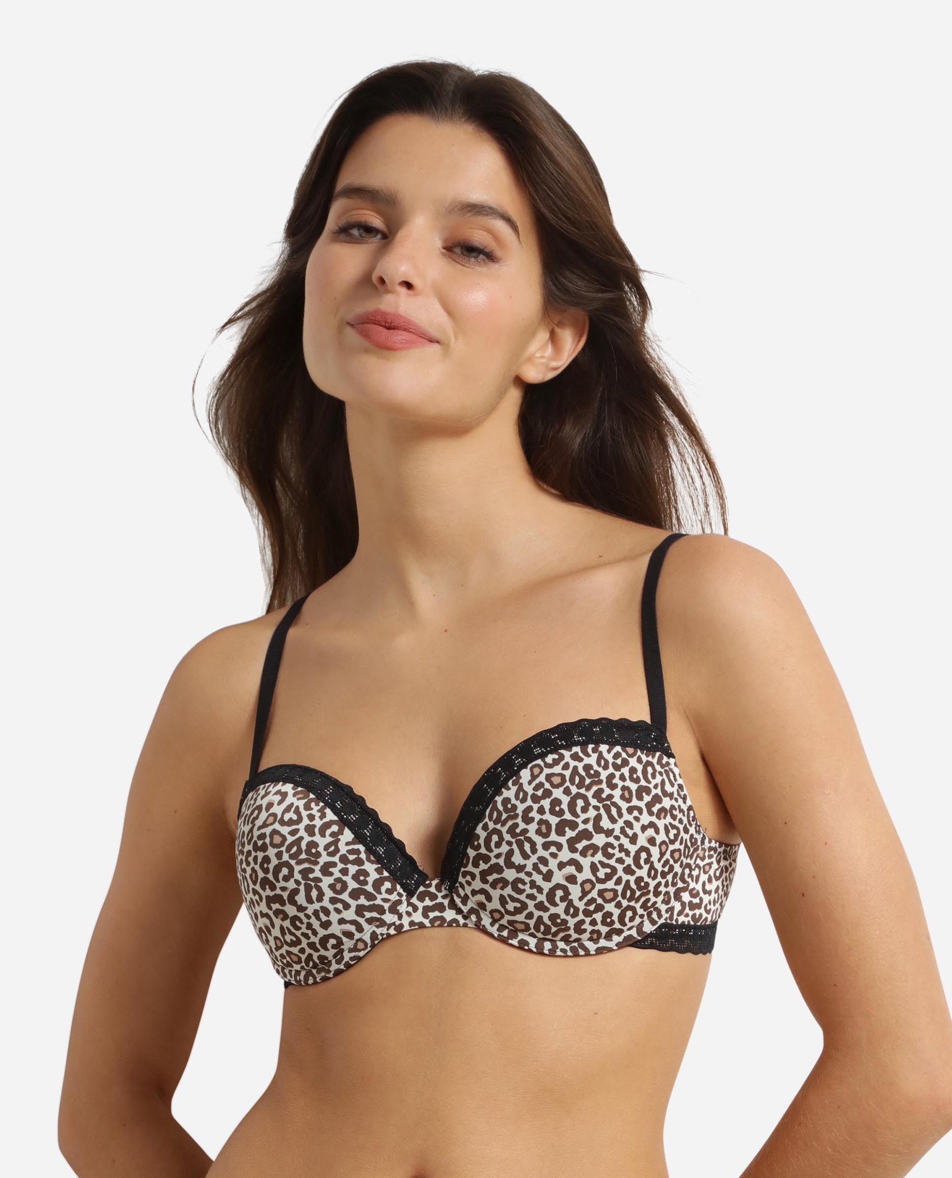 Soutien com Aros de Suave Microfibra Multicolor-1