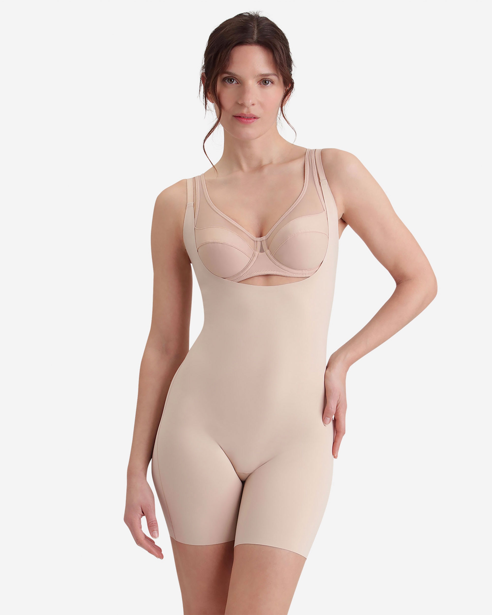 Imagem 0 de Body Modelador sem Copas Calções Invisível