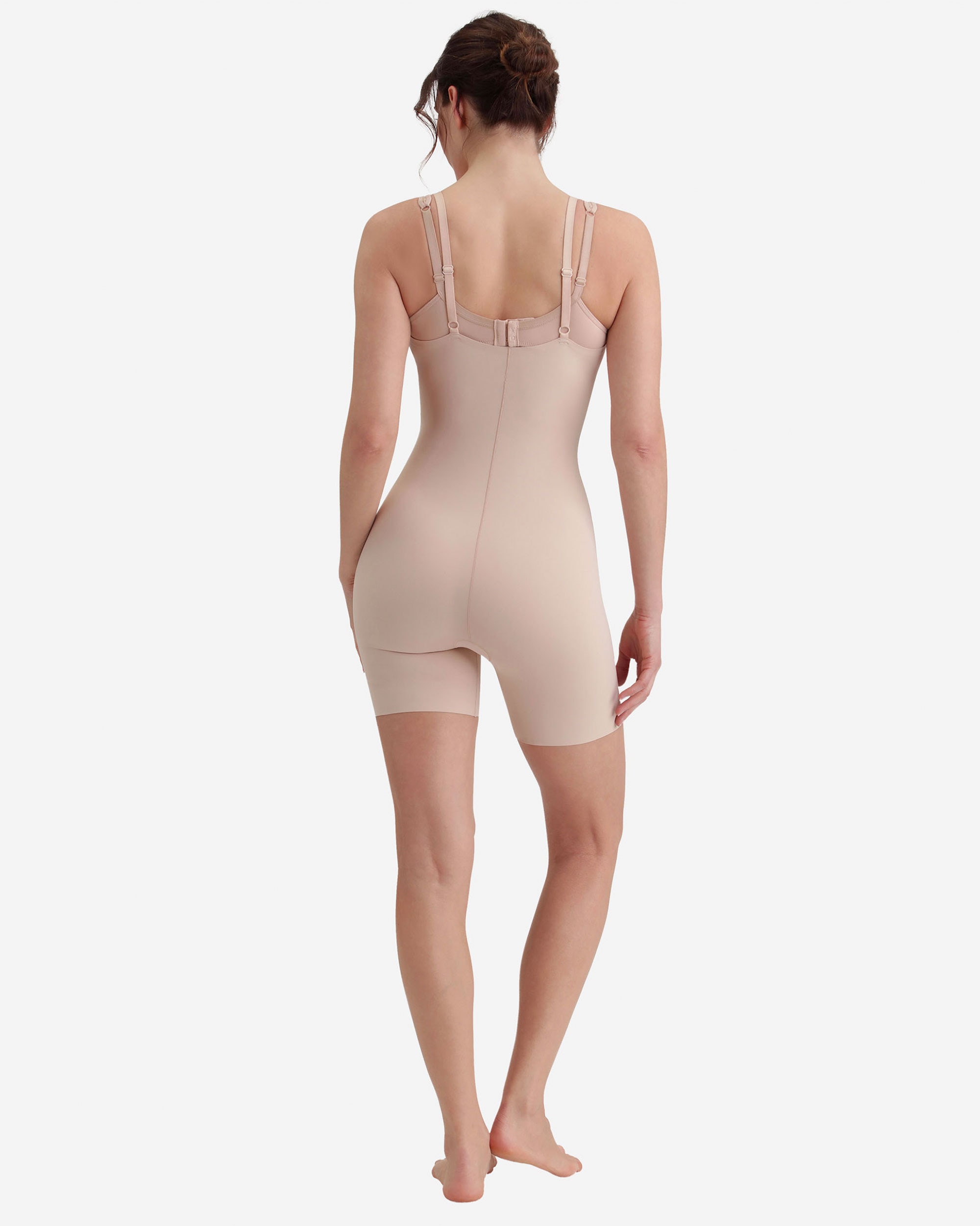 Body Modelador sem Copas Calções Invisível Natural-2