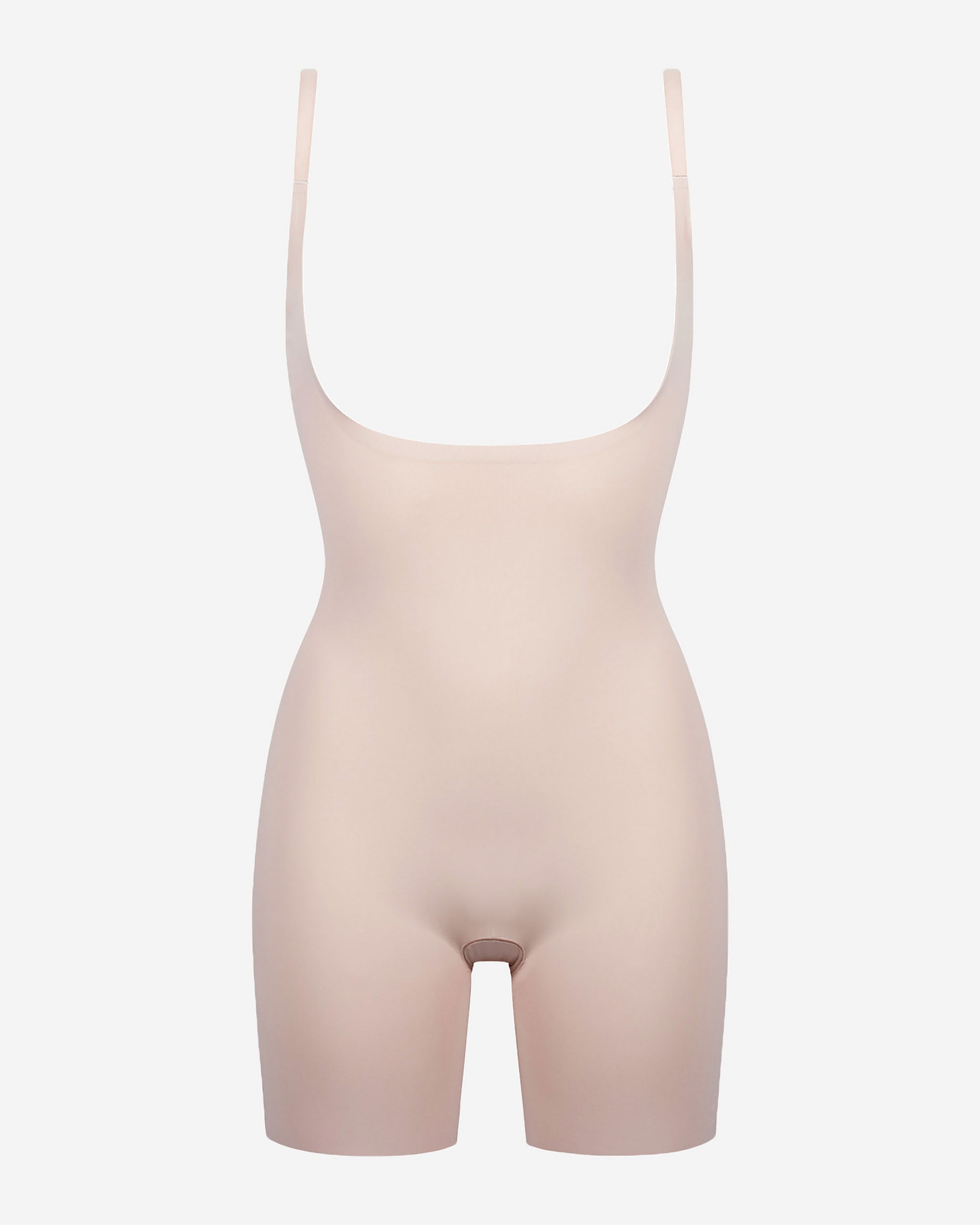 Body Modelador sem Copas Calções Invisível Natural-4