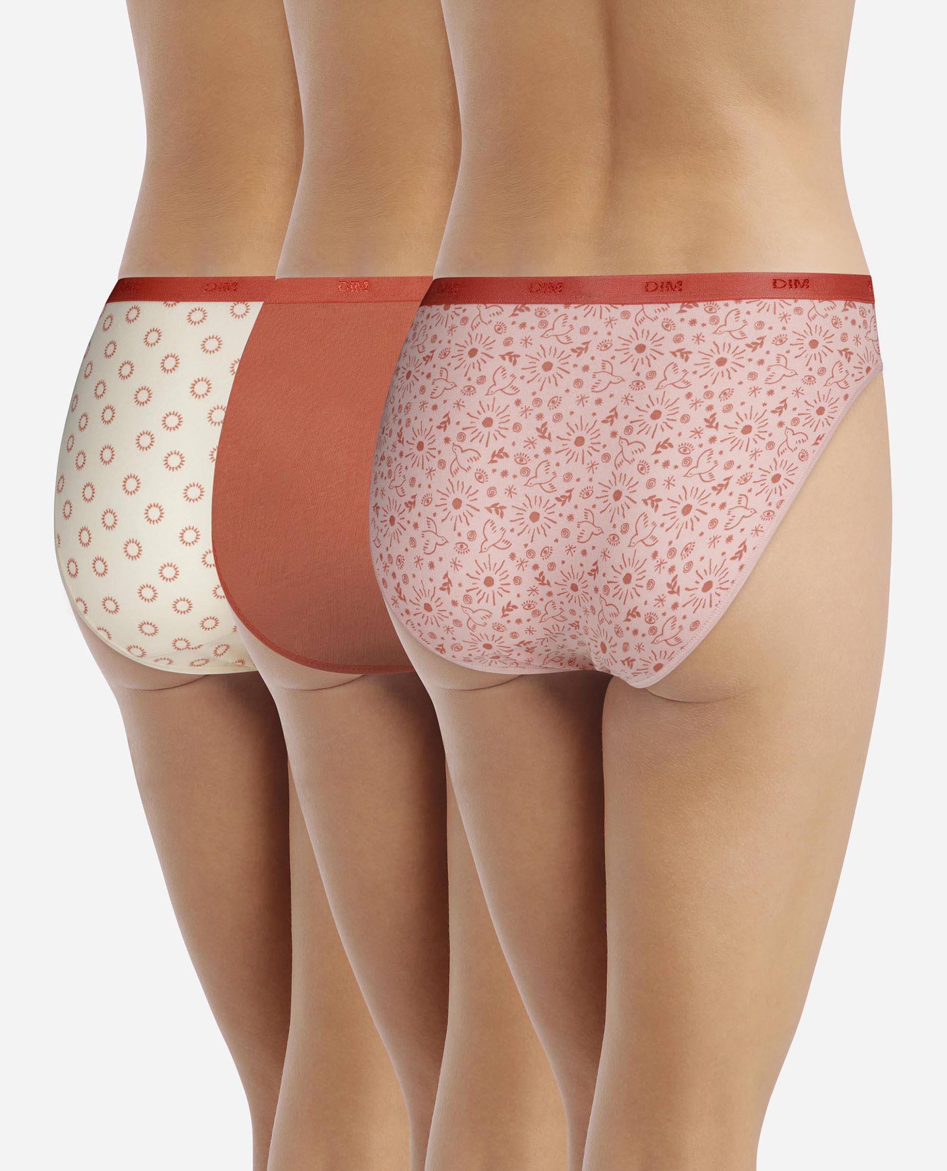 Pack de 3 Cuecas de Algodão Elástico Estampadas Multicolor-2