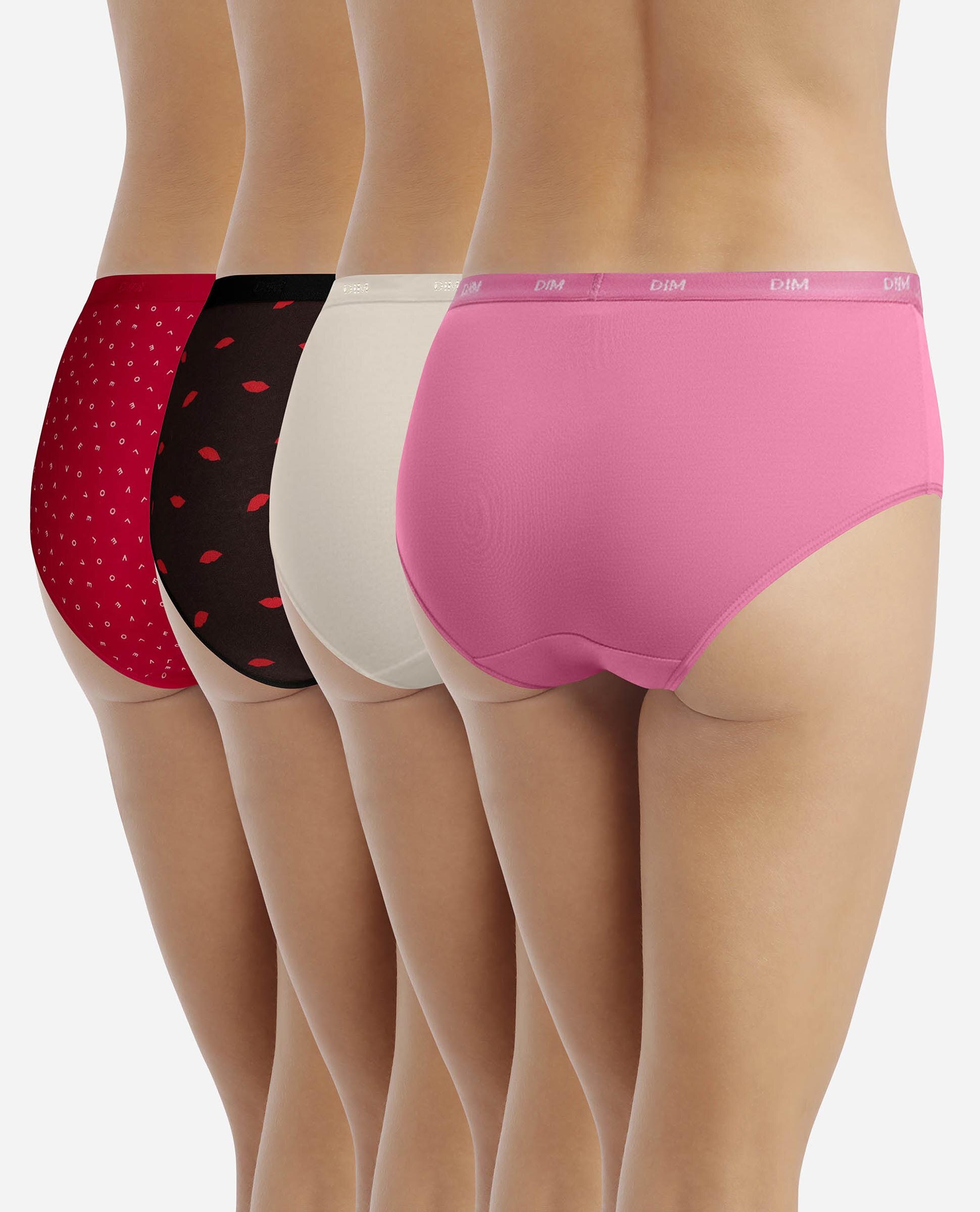 Pack de 4 Cuecas de Algodão Elástico Estampadas Multicolor-2