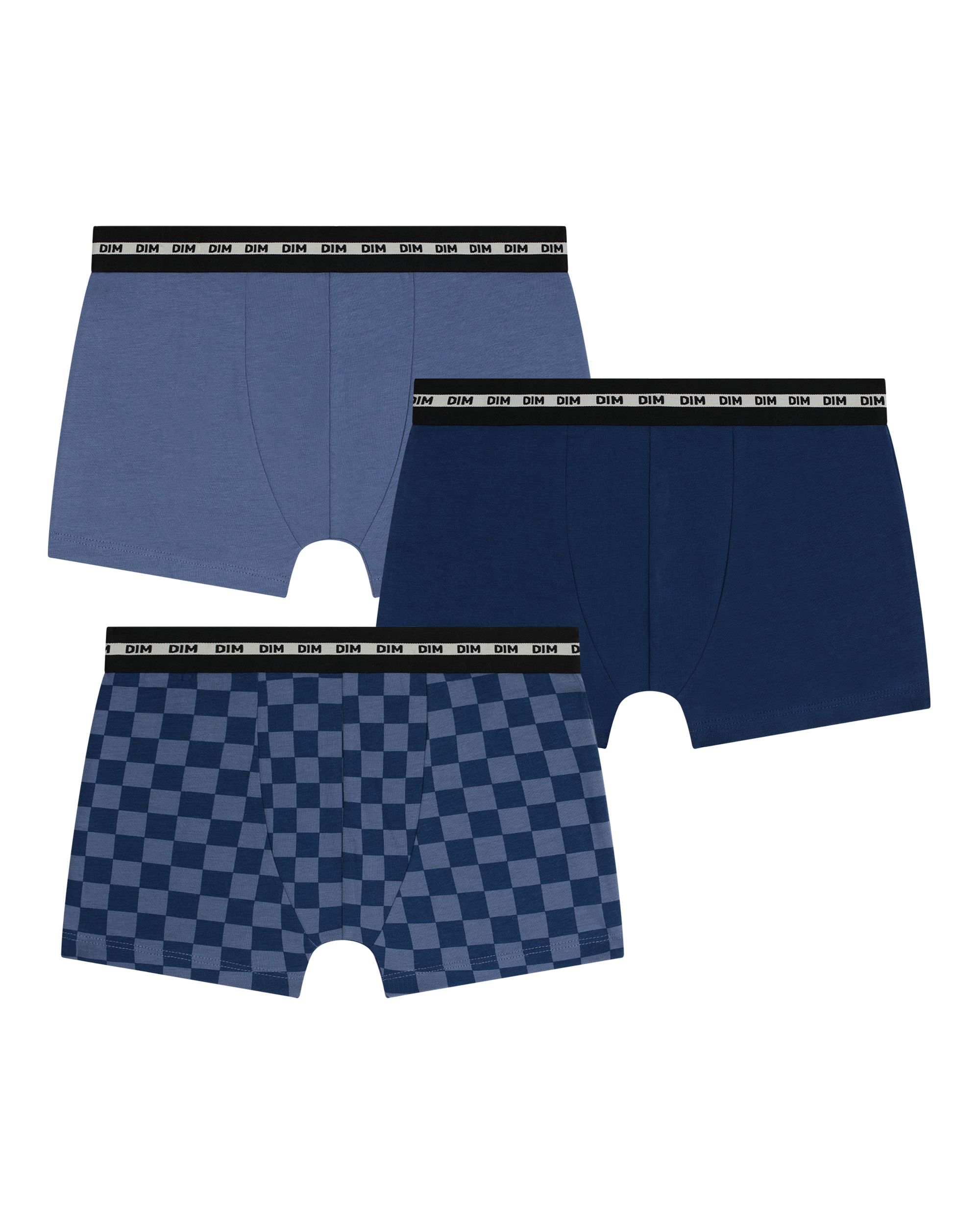 Imagem 0 de Boxers Infantil Liso e Estampado com Cós em Contraste