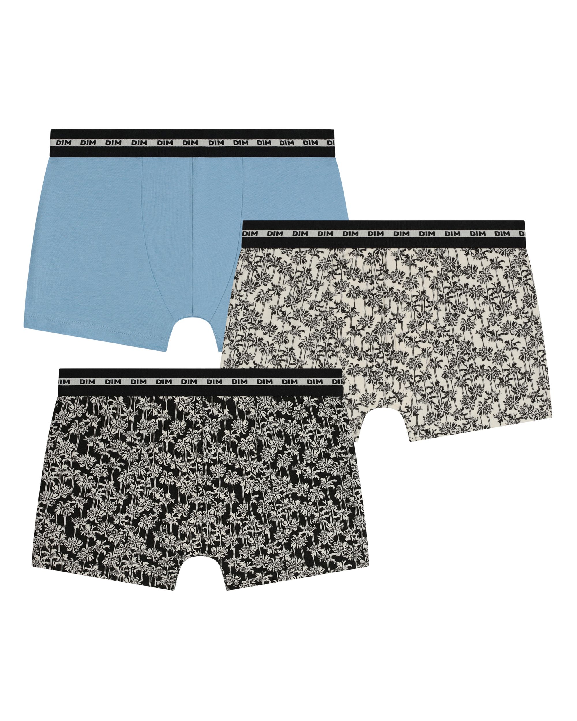 Imagem 0 de Boxers Infantil Liso e Estampado com Cós em Contraste