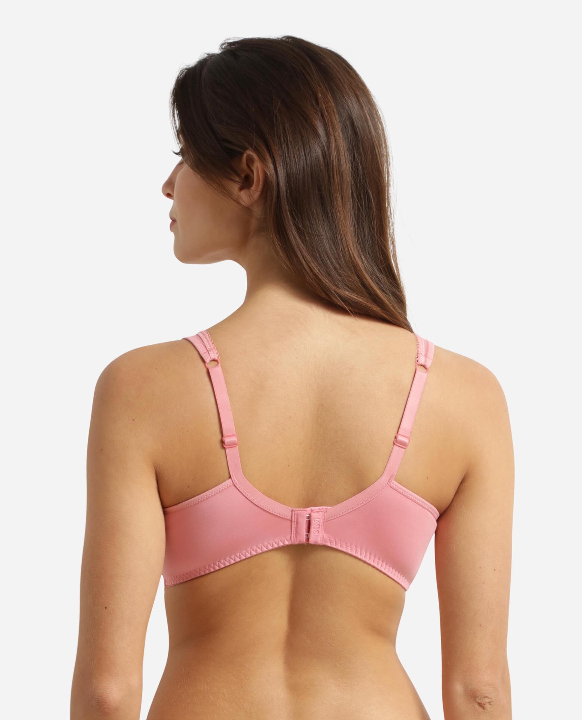Soutien com Aro de Capacidade com Renda Generous Essentiel Rosa-claro-2