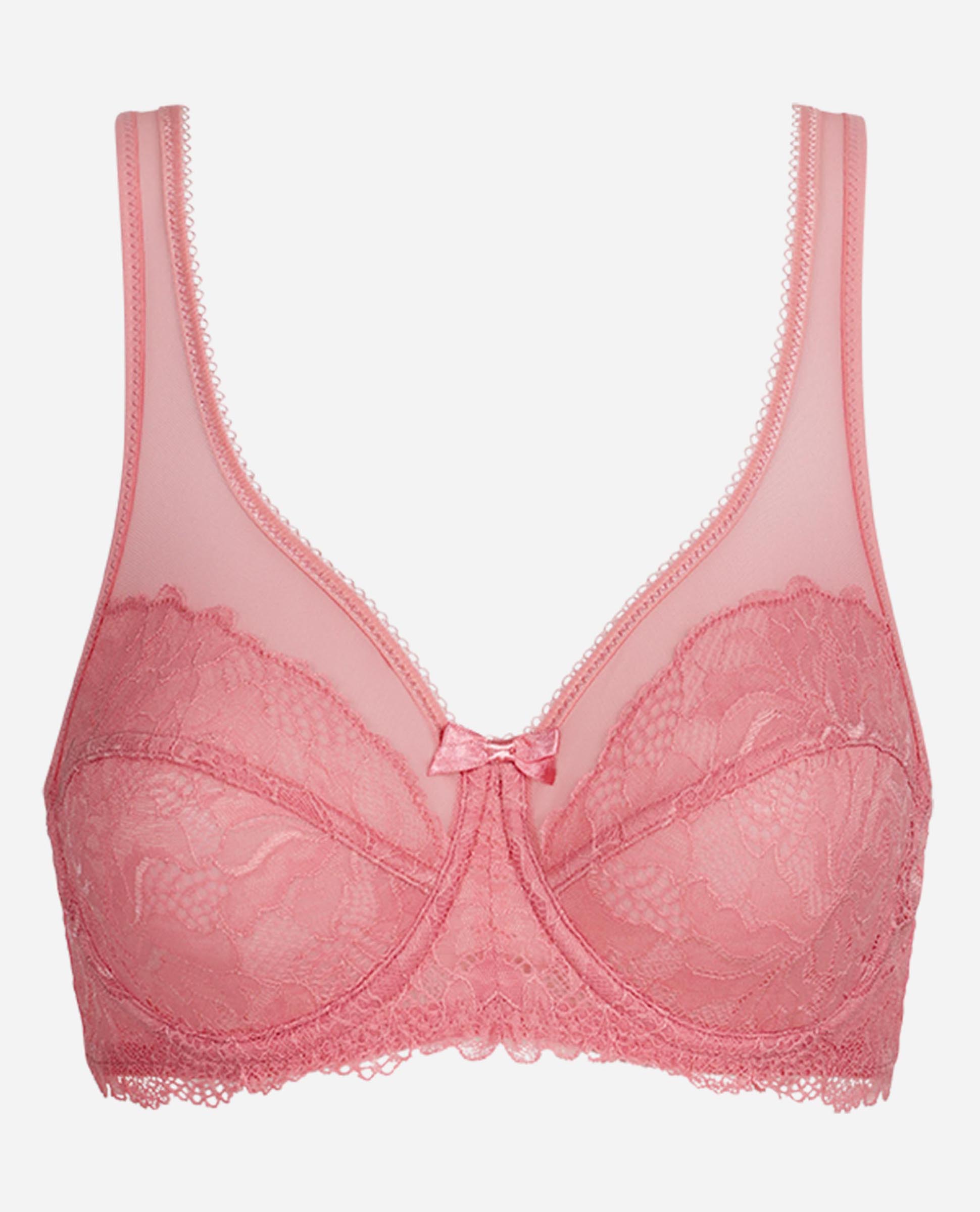 Soutien com Aro de Capacidade com Renda Generous Essentiel Rosa-claro-5