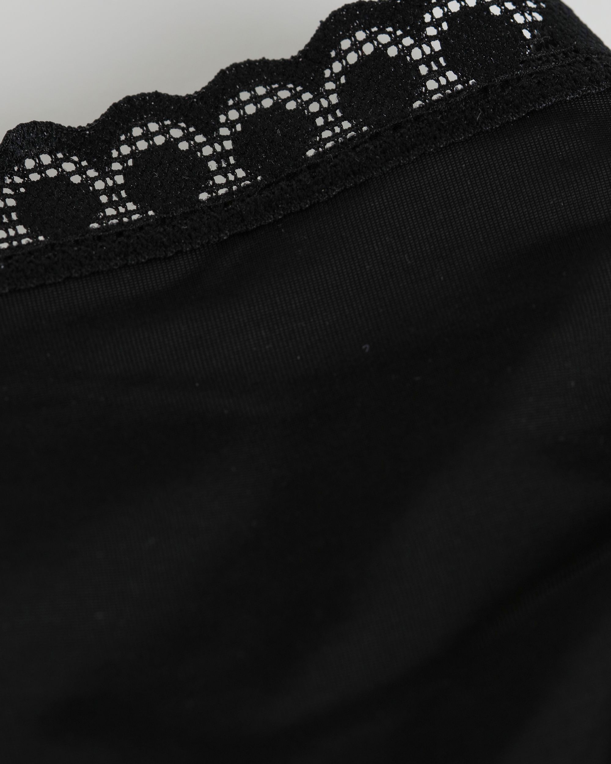 Cueca Infantil de Microfibra e Renda Daily Dim Preto-3
