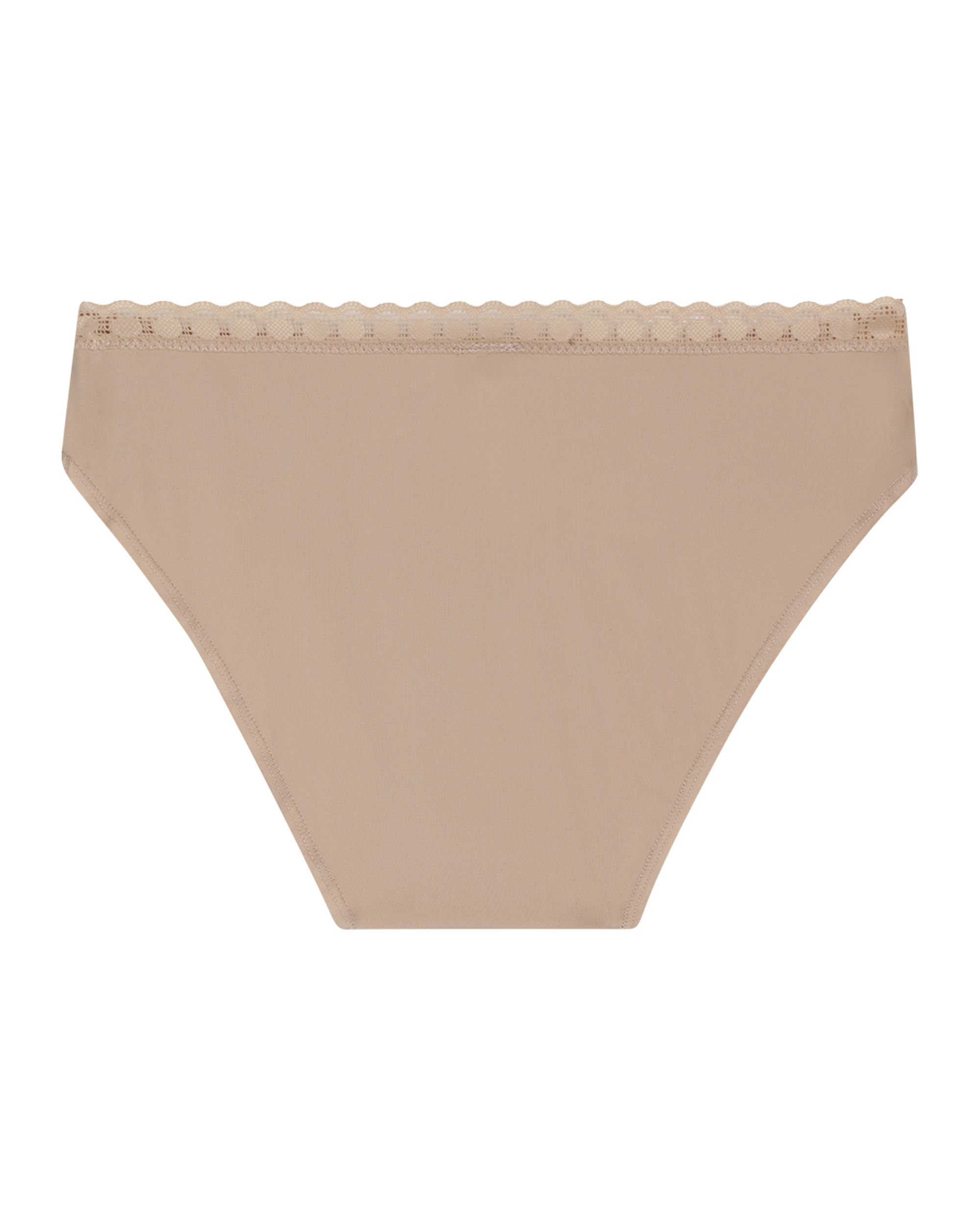 Cueca Infantil de Microfibra e Renda Daily Dim Natural-2