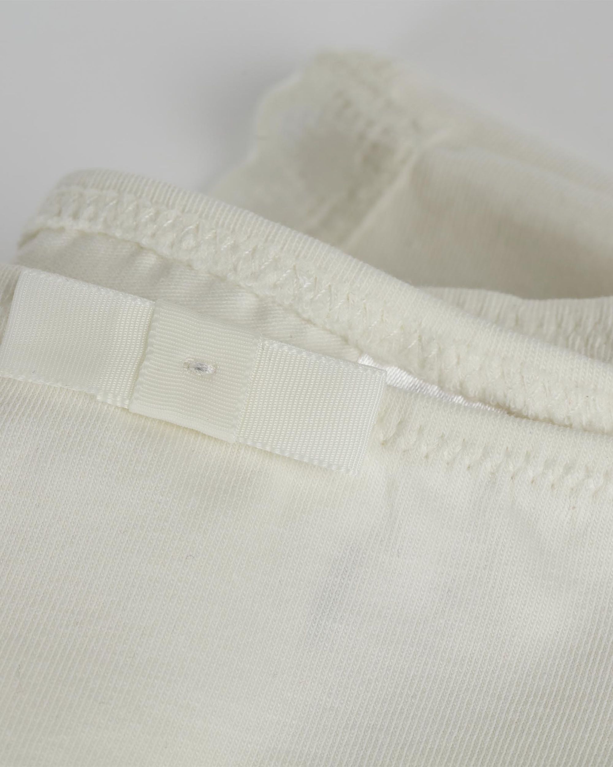 Cueca Infantil de Microfibra e Renda Daily Dim Branco-3