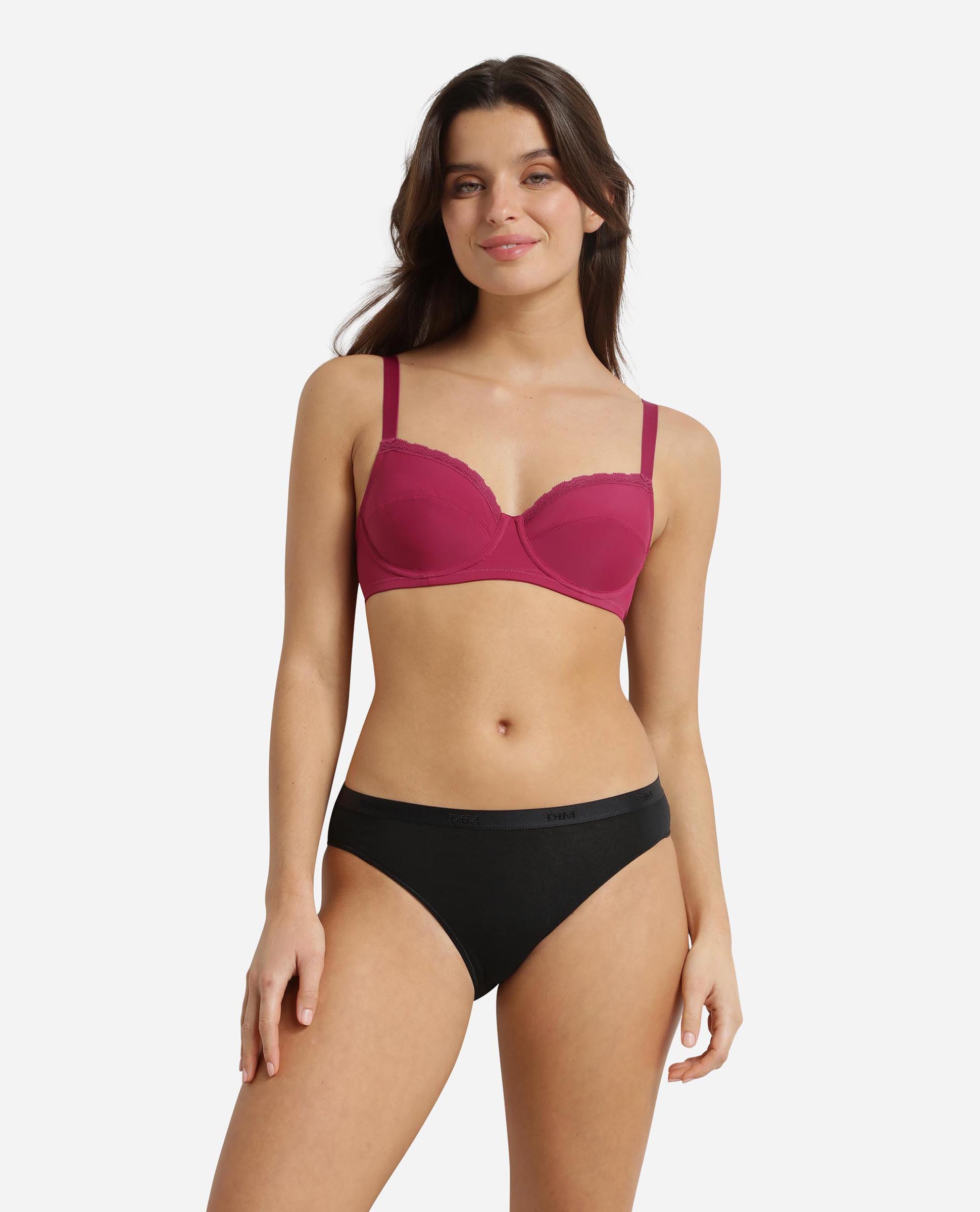Soutien com Aros de Sustentação Roxo-3
