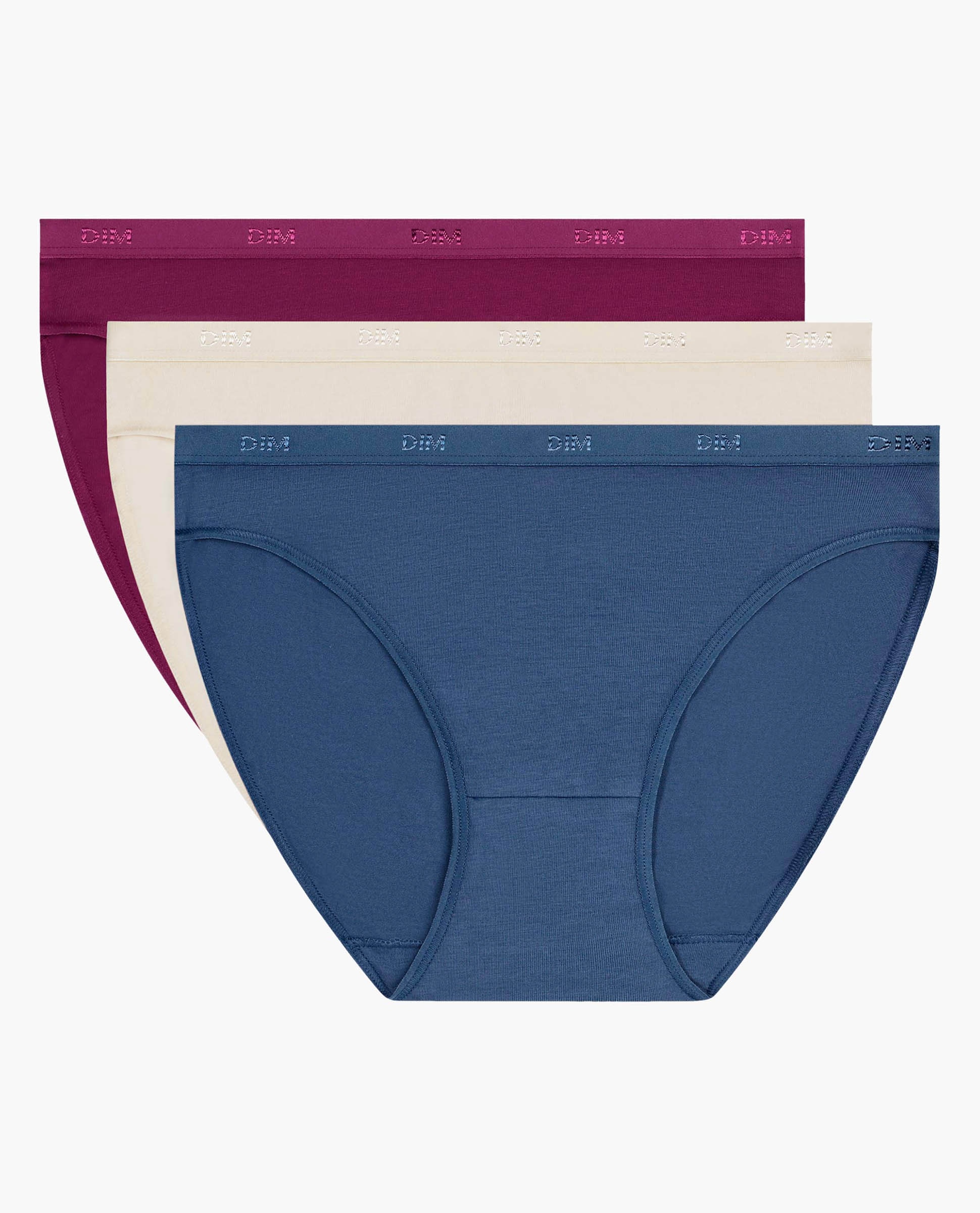 Pack de 3 Cuecas de Algodão Elástico em Várias Cores Multicolor-4