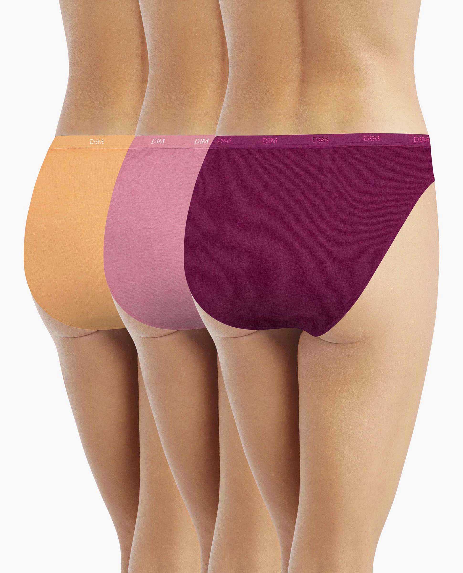 Pack de 3 Cuecas de Algodão Elástico em Várias Cores Multicolor-2