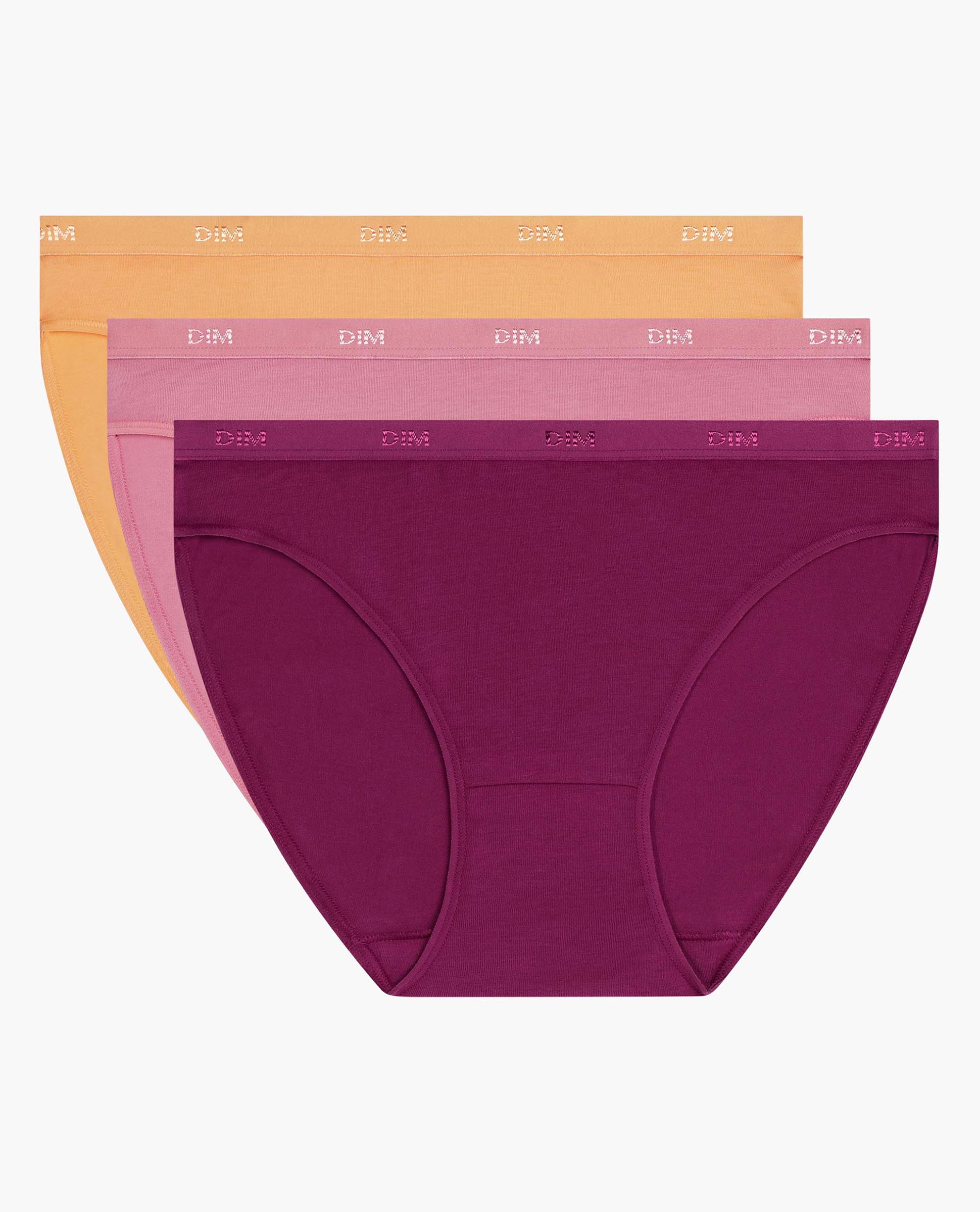 Pack de 3 Cuecas de Algodão Elástico em Várias Cores Multicolor-4