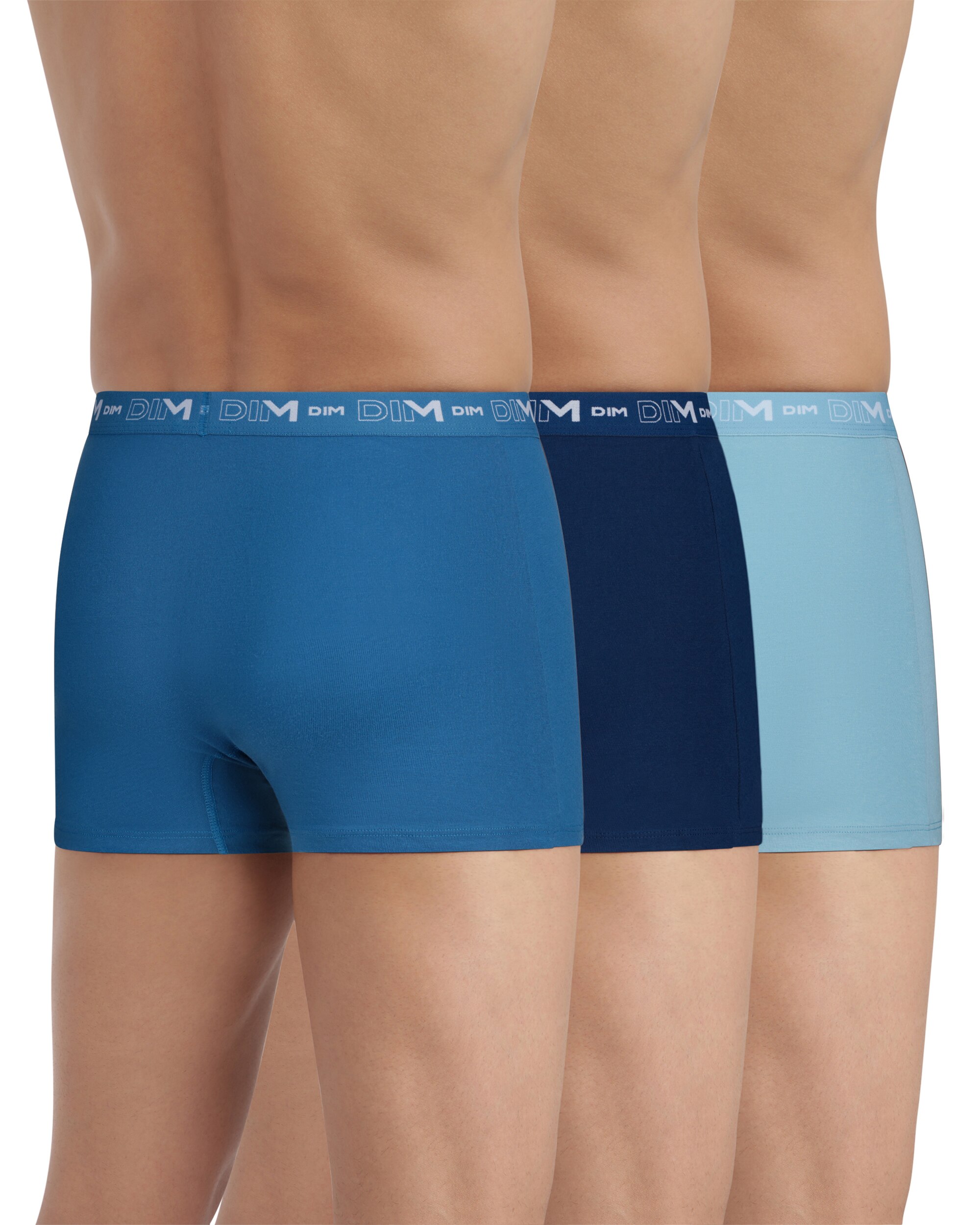 Pack de Três Boxers de Malha em Preto Preto-2