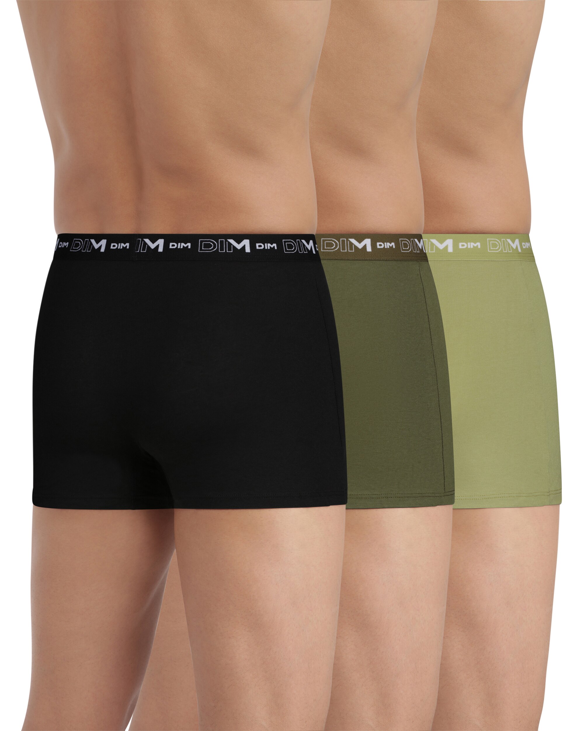 Pack de Três Boxers de Malha em Preto Preto-2