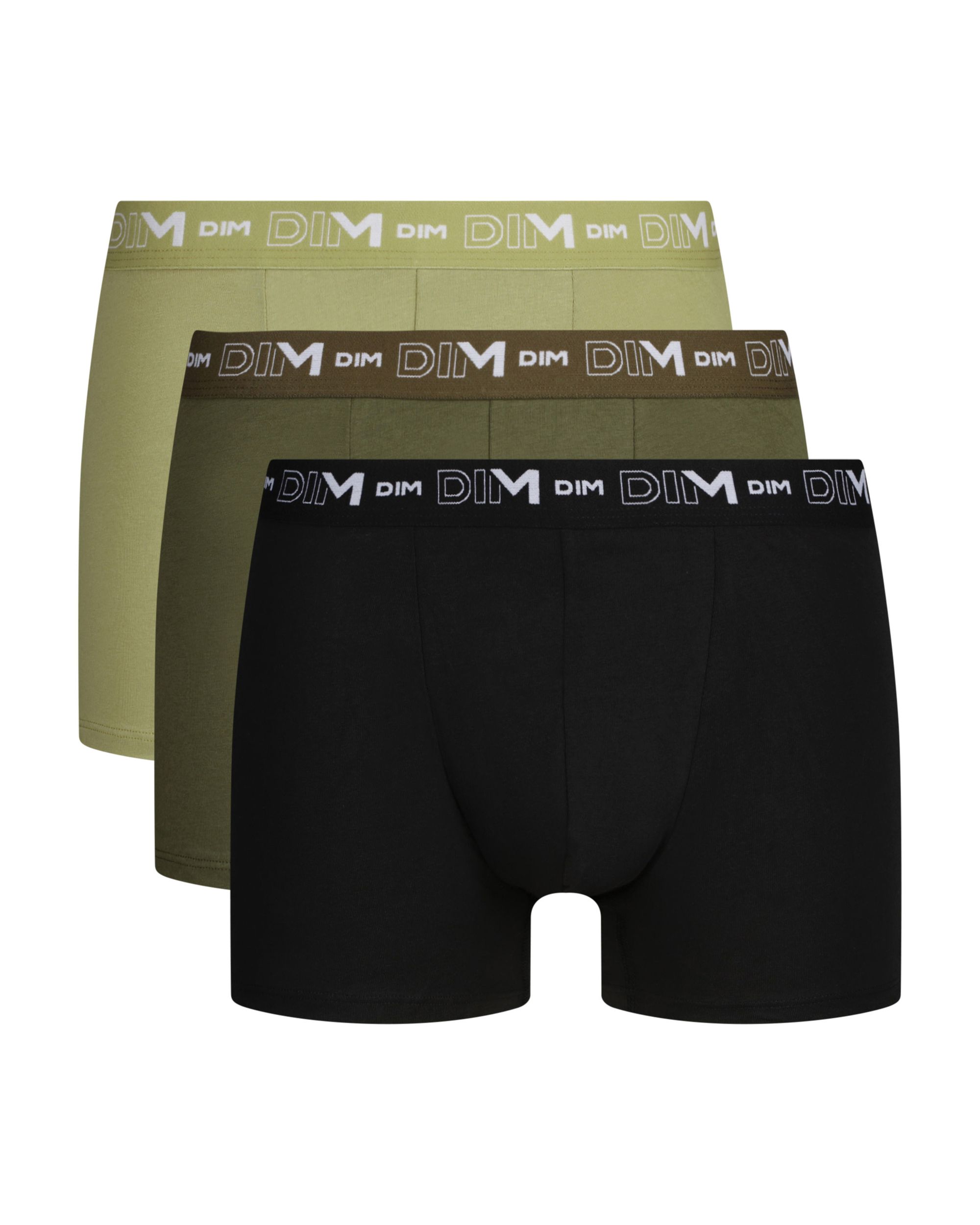 Pack de Três Boxers de Malha em Preto Preto-3