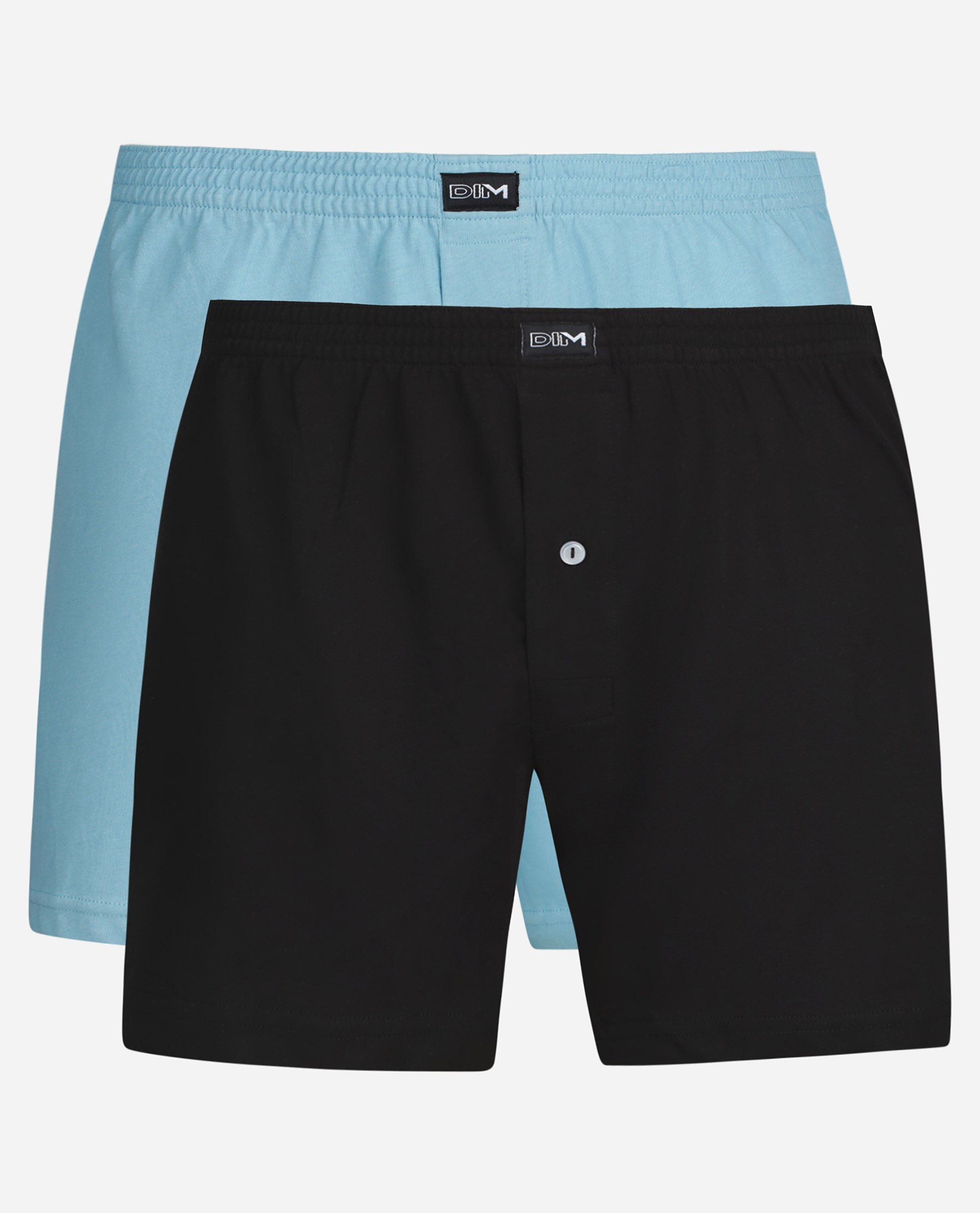 Pack de Dois Boxers Compridos Dim em 100% Algodão Confortável e Transpirável Multicolor-4