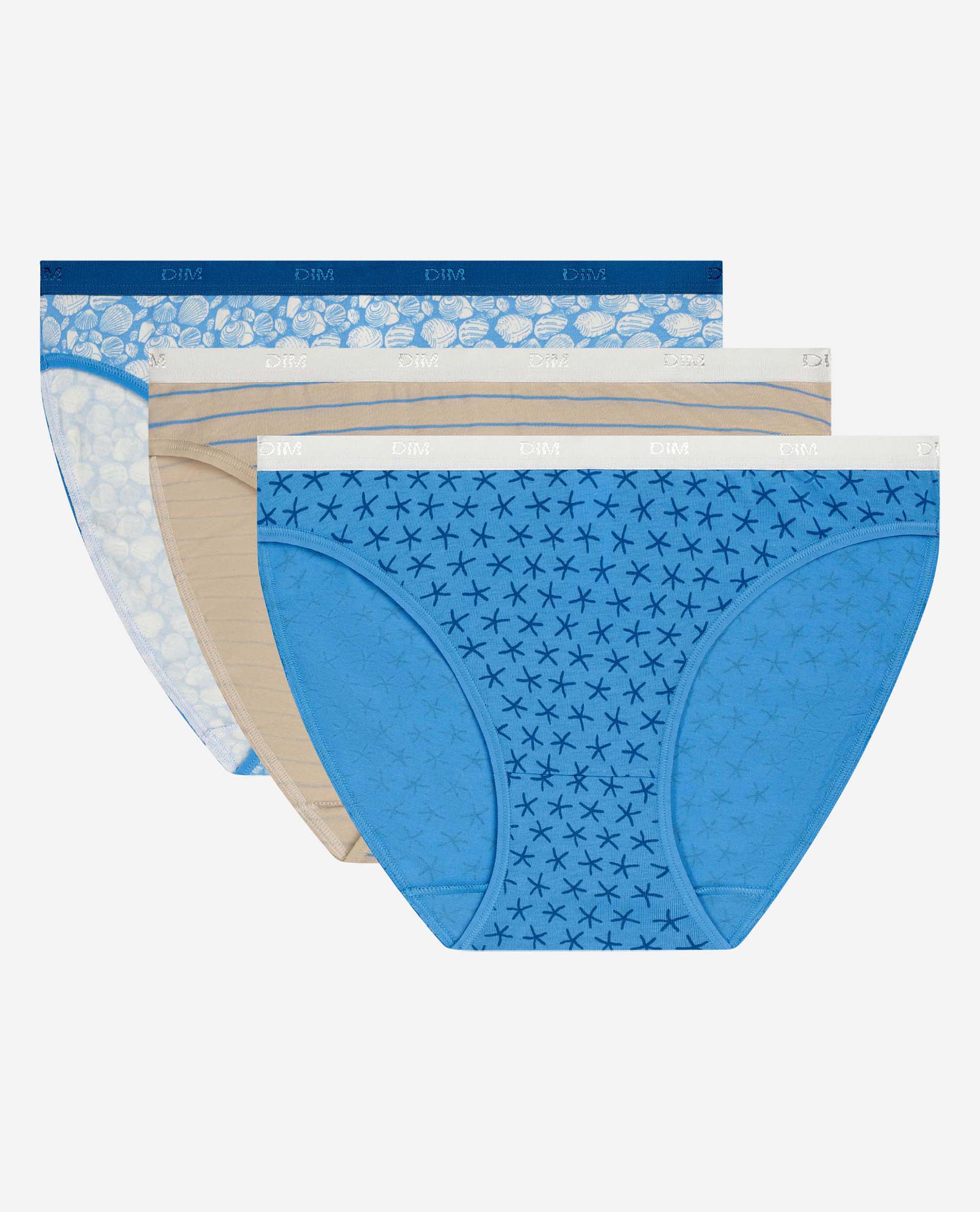 Pack de 3 Cuecas de Algodão Elástico Estampadas Multicolor-4