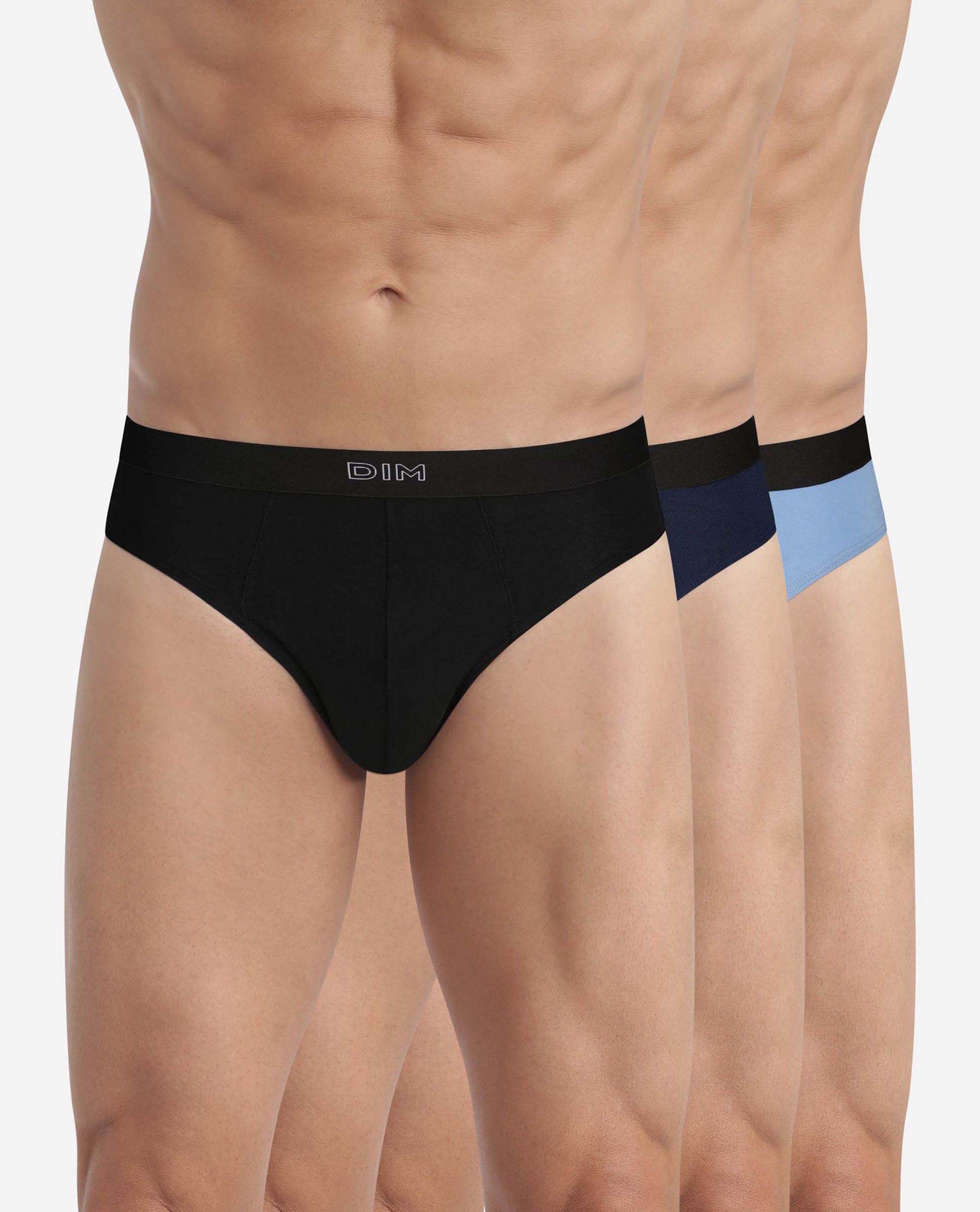 Imagem 0 de Pack de Três Slips Pur Confort de Algodão em Vários Cores