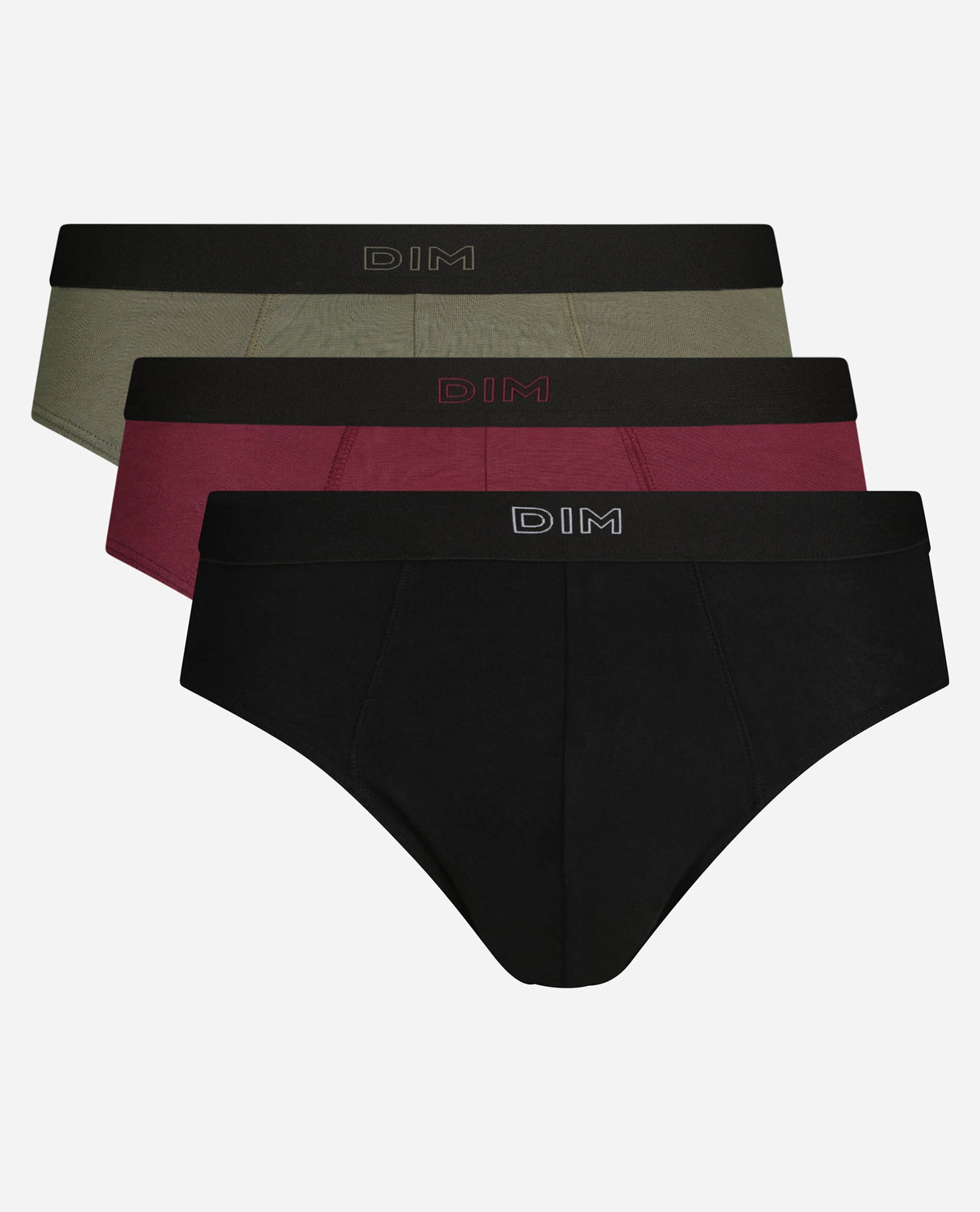 Pack de Três Slips Pur Confort de Algodão em Vários Cores Multicolor-4