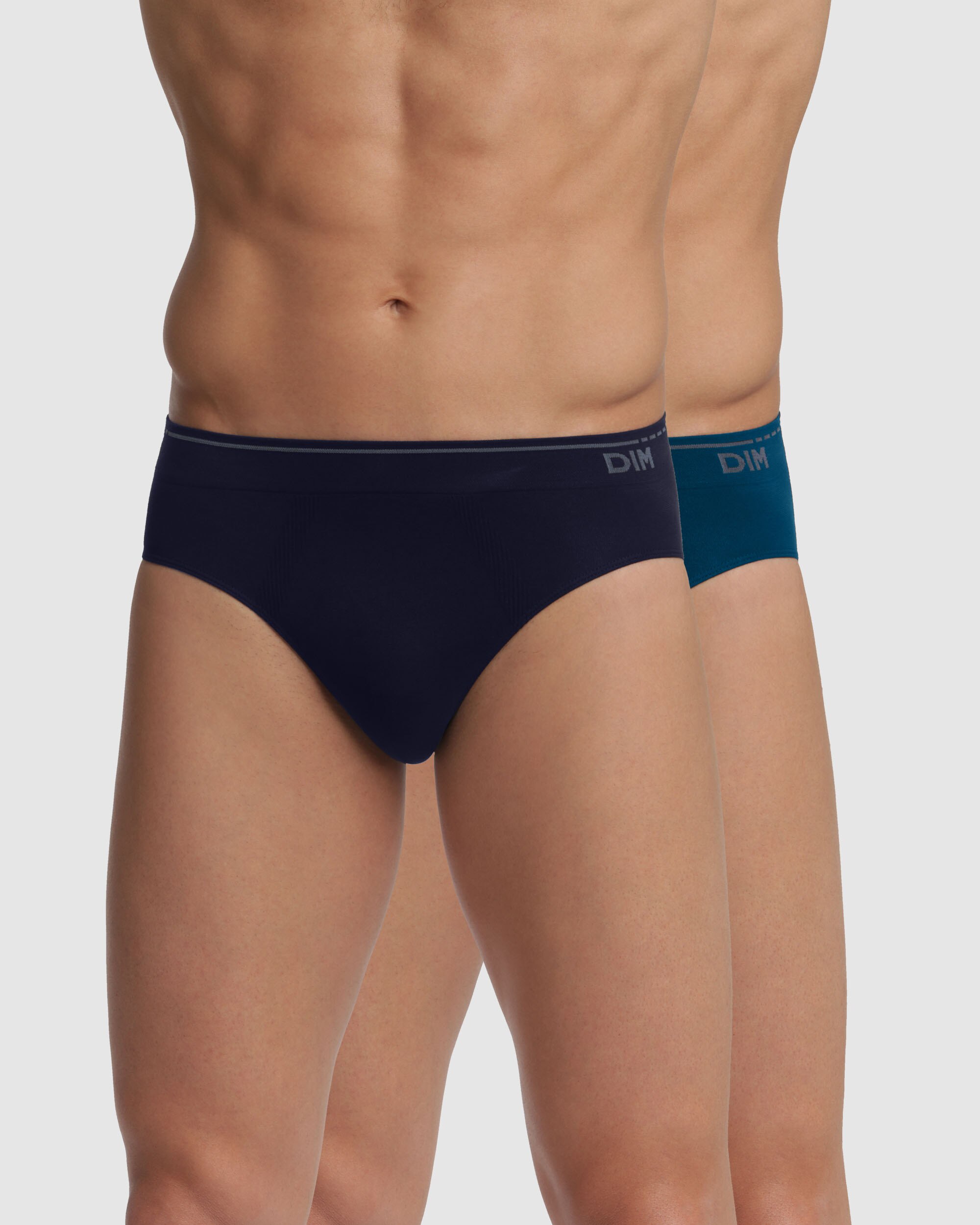Pack de Dois Slips em Vários em Cores sem Costuras Multicolor-3