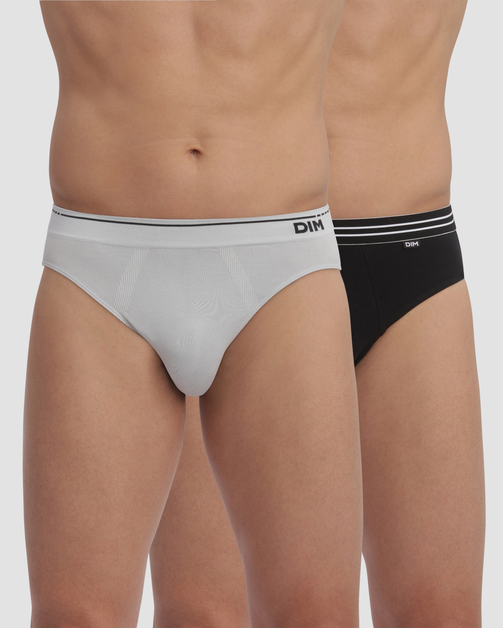 Pack de Dois Slips de Algodão sem Costuras Dim Seamless Cotton Multicolor-2