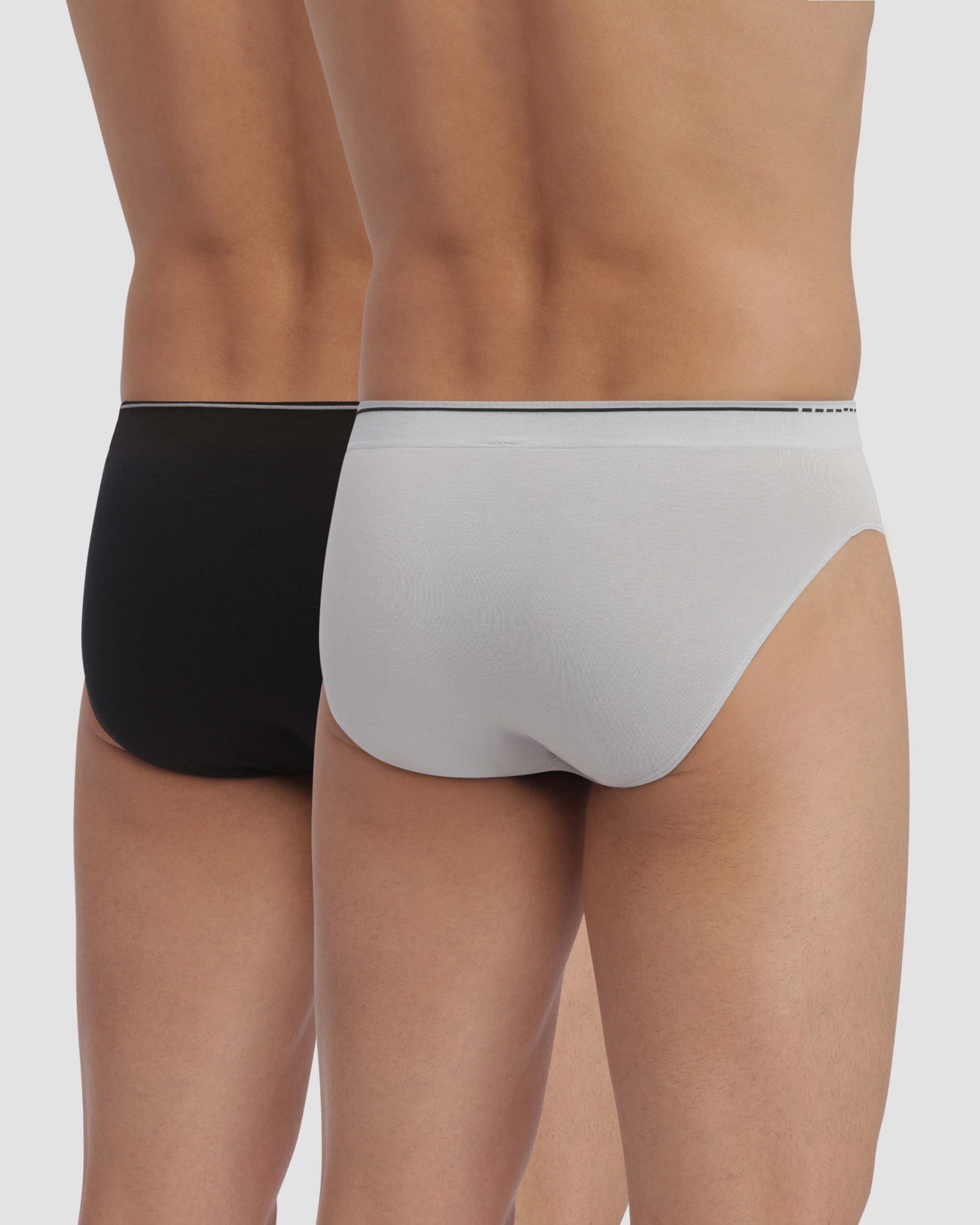Pack de Dois Slips de Algodão sem Costuras Dim Seamless Cotton Multicolor-3