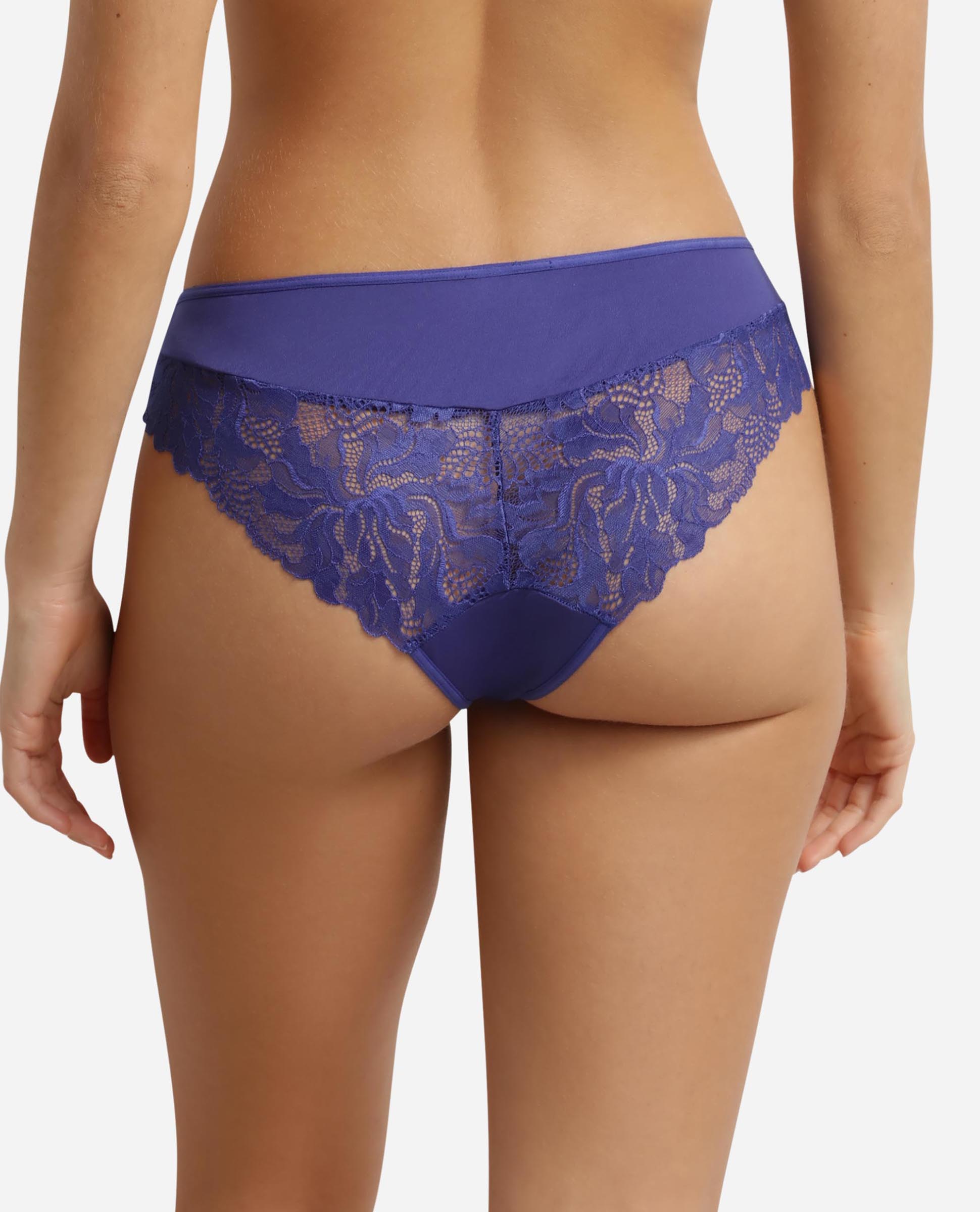 Cueca com Renda Generous Essentiel Azul-2