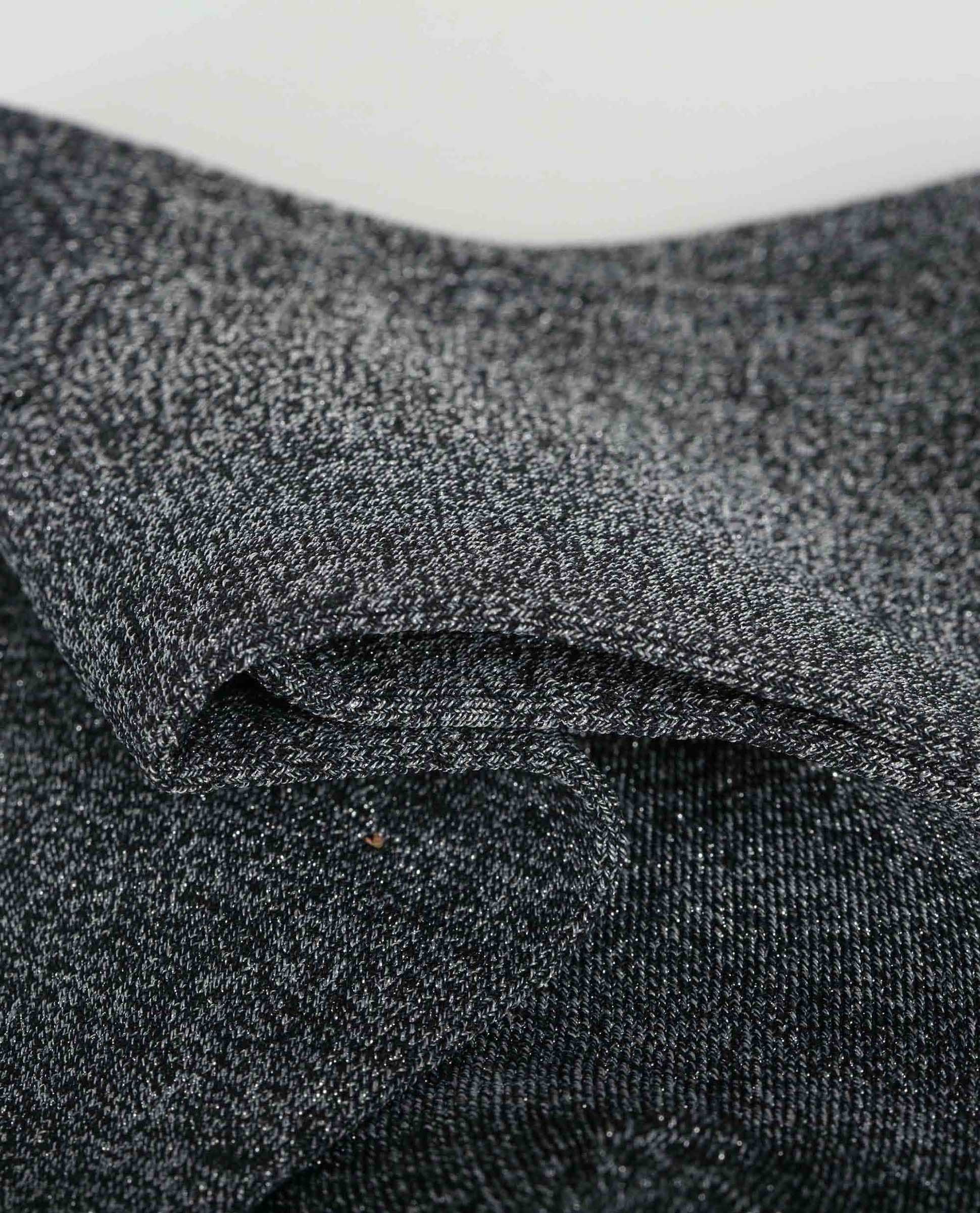 Meias Pelo Tornozelo com Lurex Preto-2