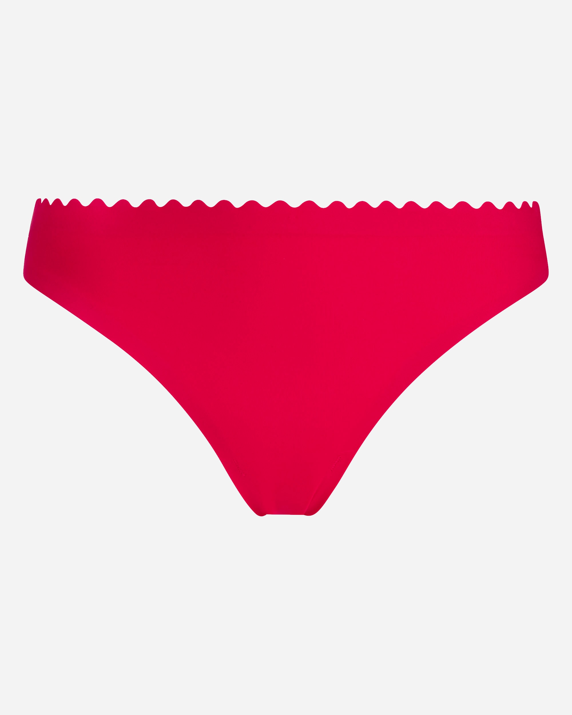 Cueca Invisível em Mescla de Microfibra e Malha Vermelho-5