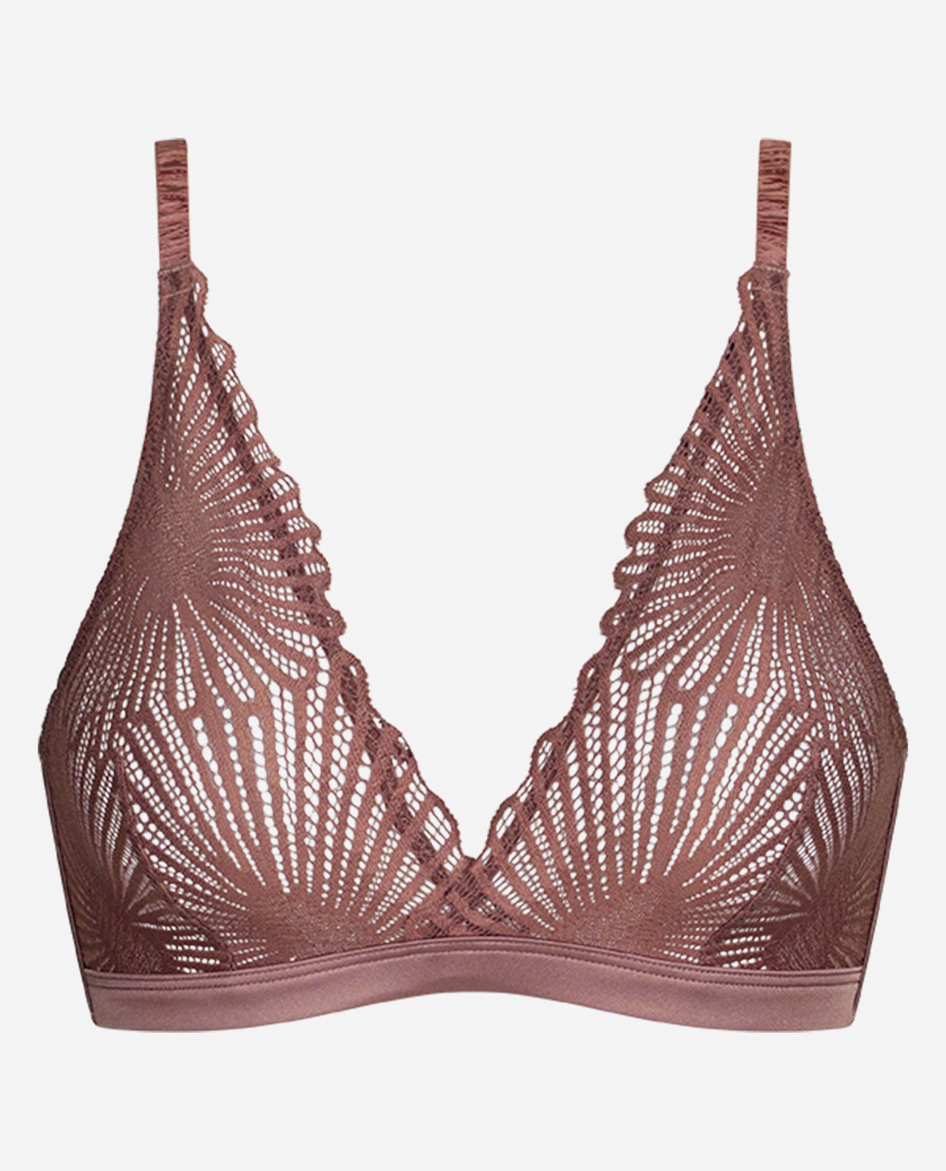 Soutien Bralette em Renda Bege-5