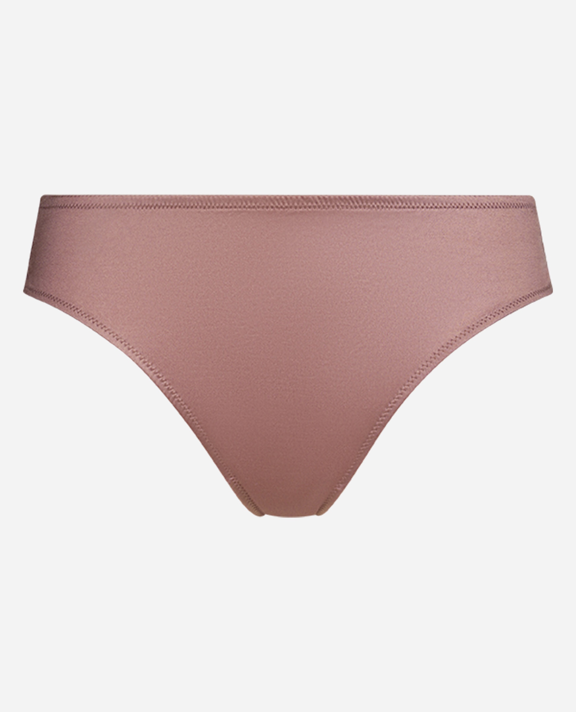 Cueca Clássica em Cetim e Renda Floral Bege-5